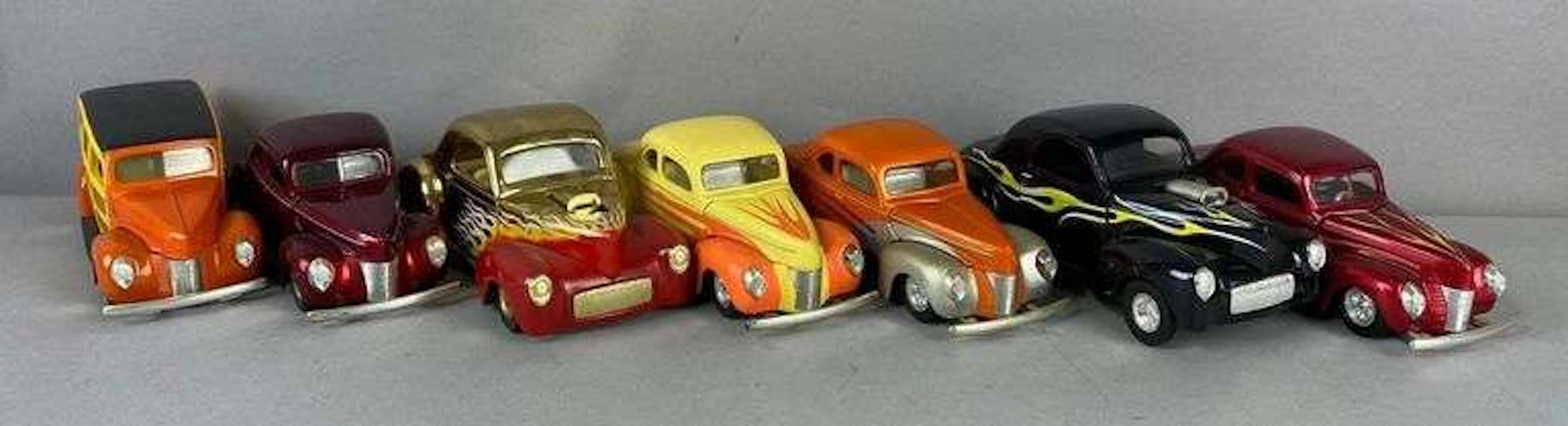 Group of 7 1997 Racing Champions 1941 Jeep Willy Die-Cast Vehicles