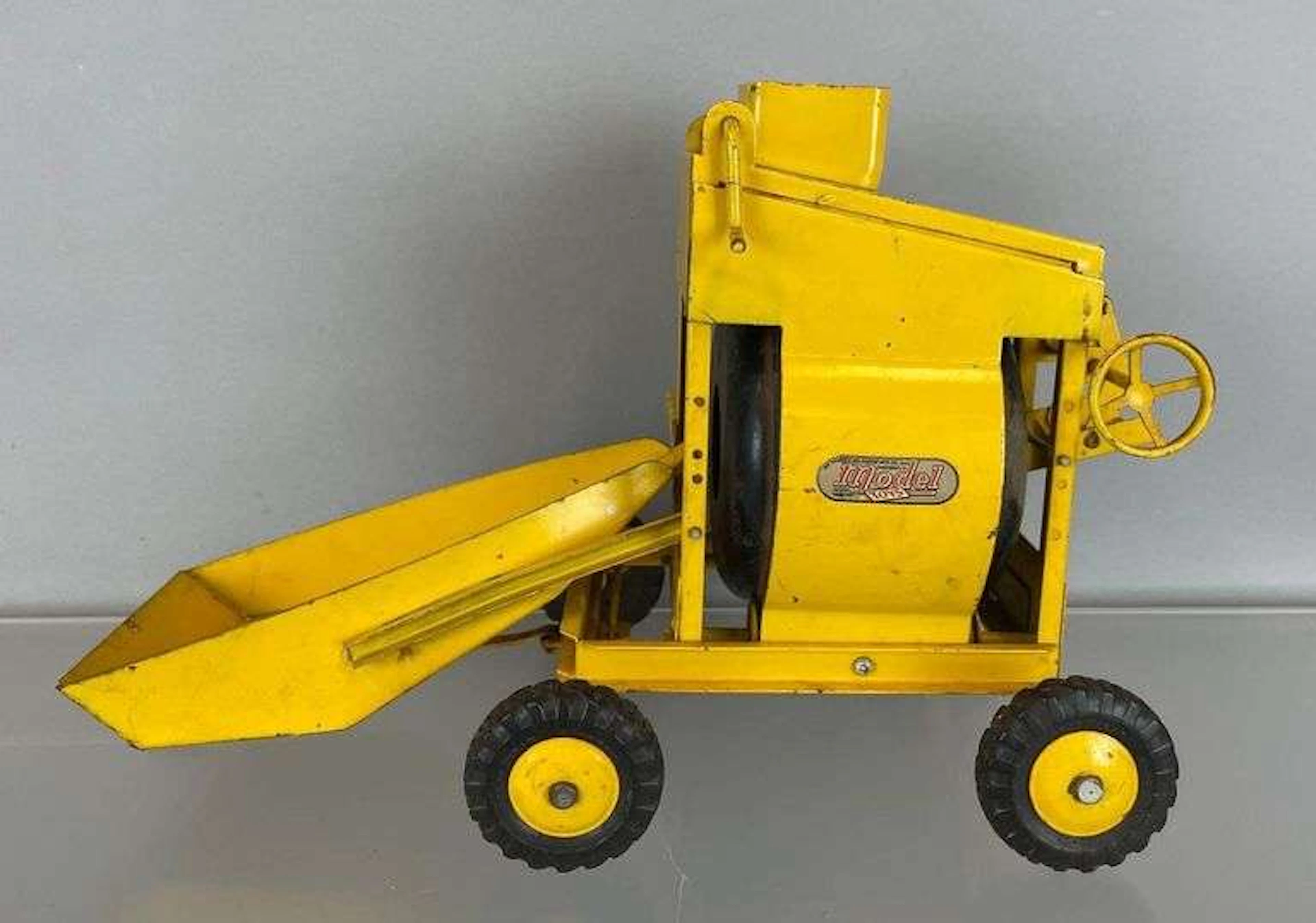 Vintage Doepke Model Toys Pressed Steel Jaeger Cement Mixer