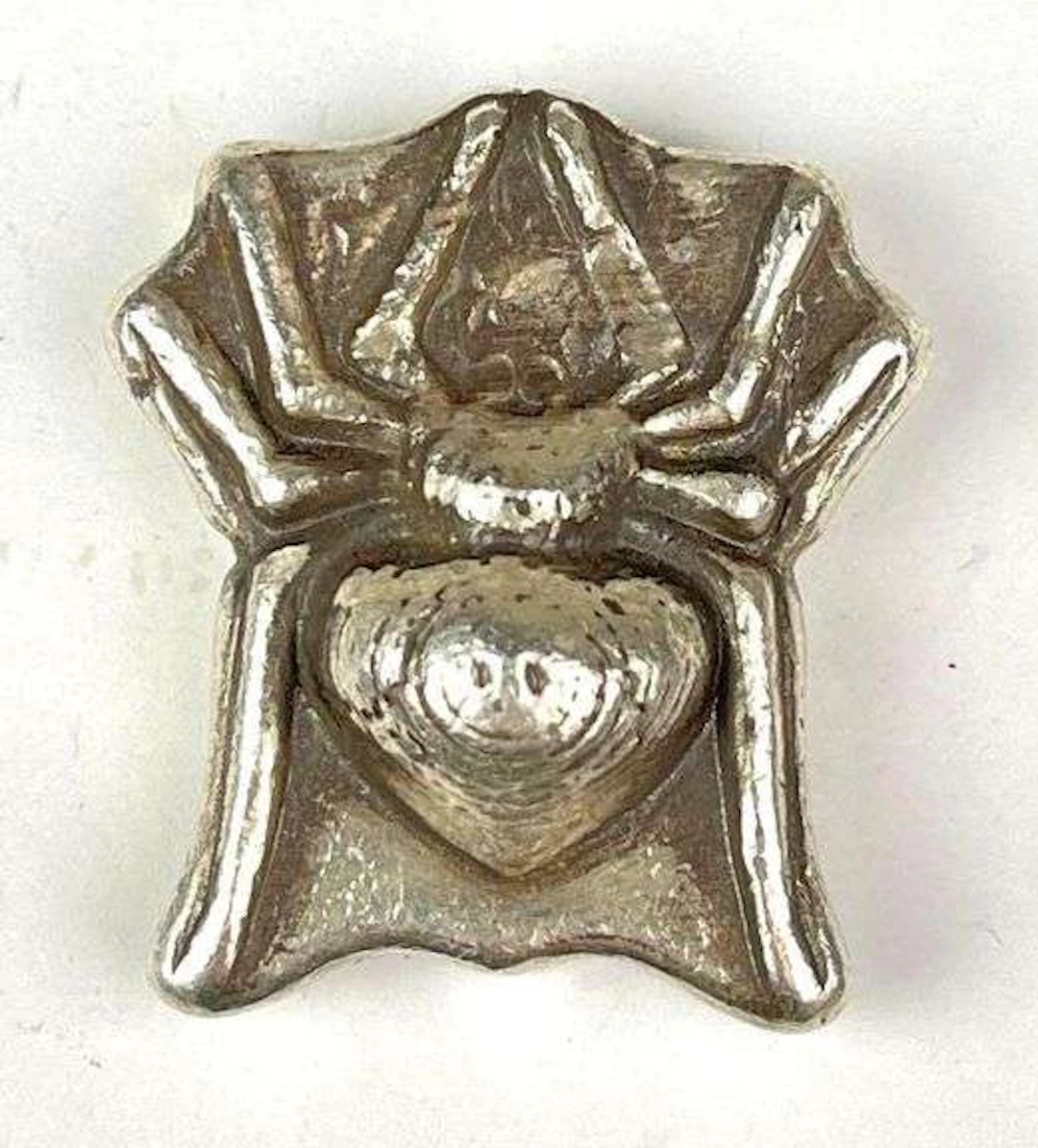 MK Barz Hand Poured Spider 2 oz .999 Fine Silver Ingot/ Bar
