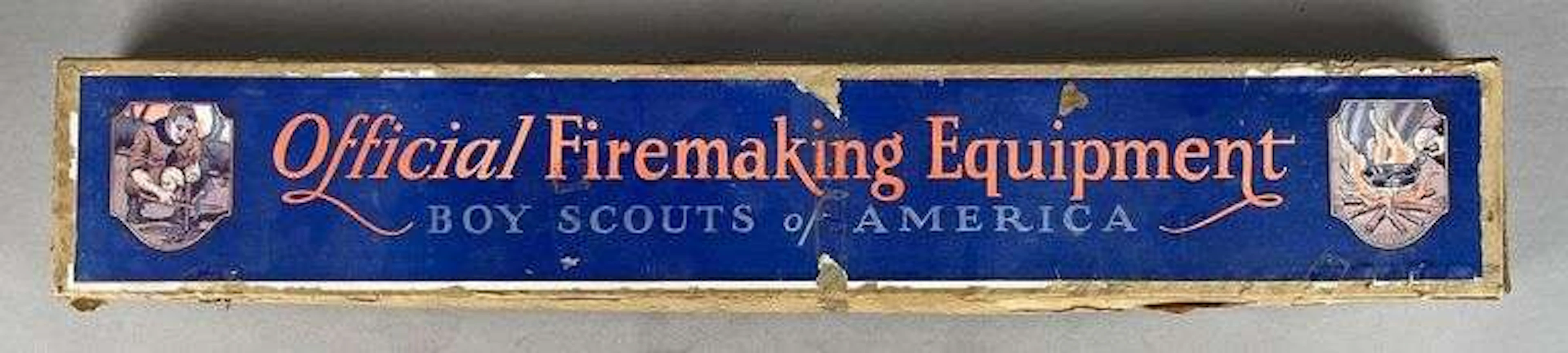 Vintage Official Boy Scout Fire Making Equipment