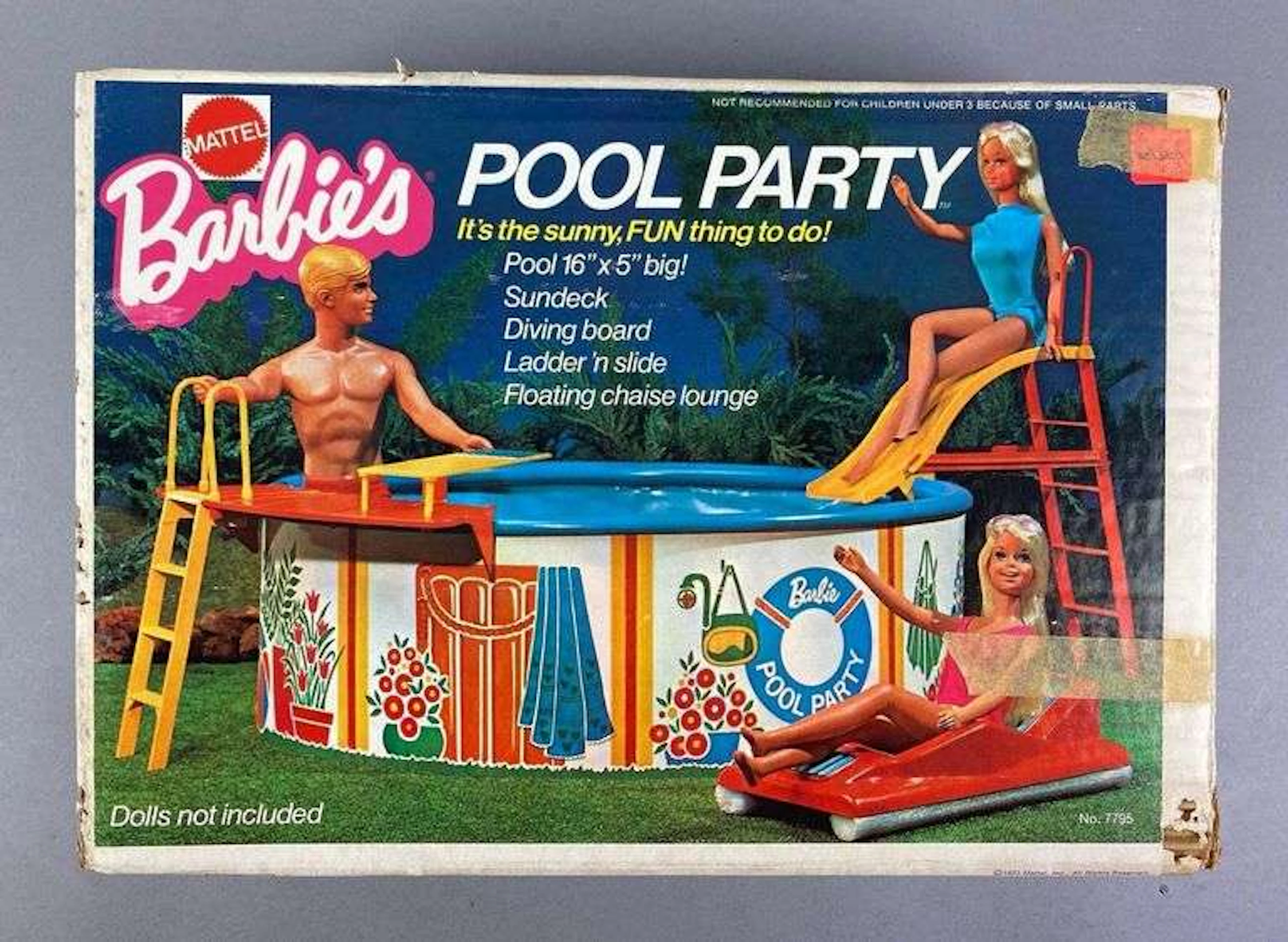1973 Mattel Barbies Pool Party Playset