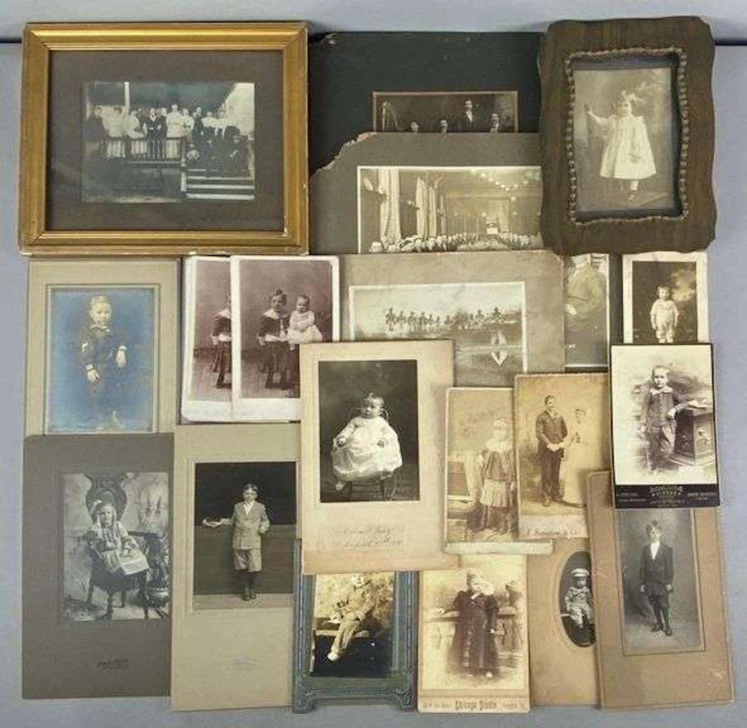 Group of Vintage Cabinet Cards and More