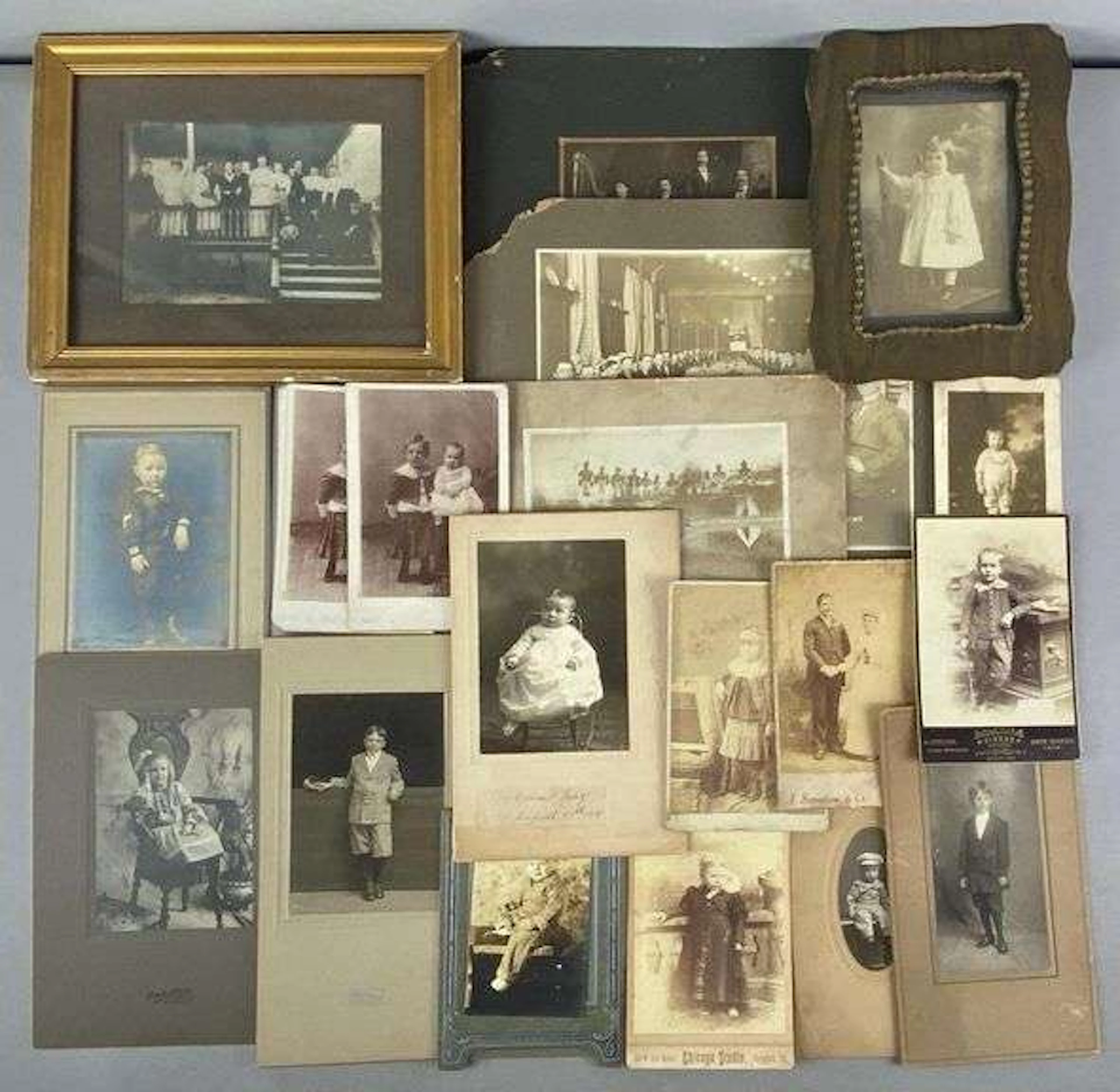 Group of Vintage Cabinet Cards and More