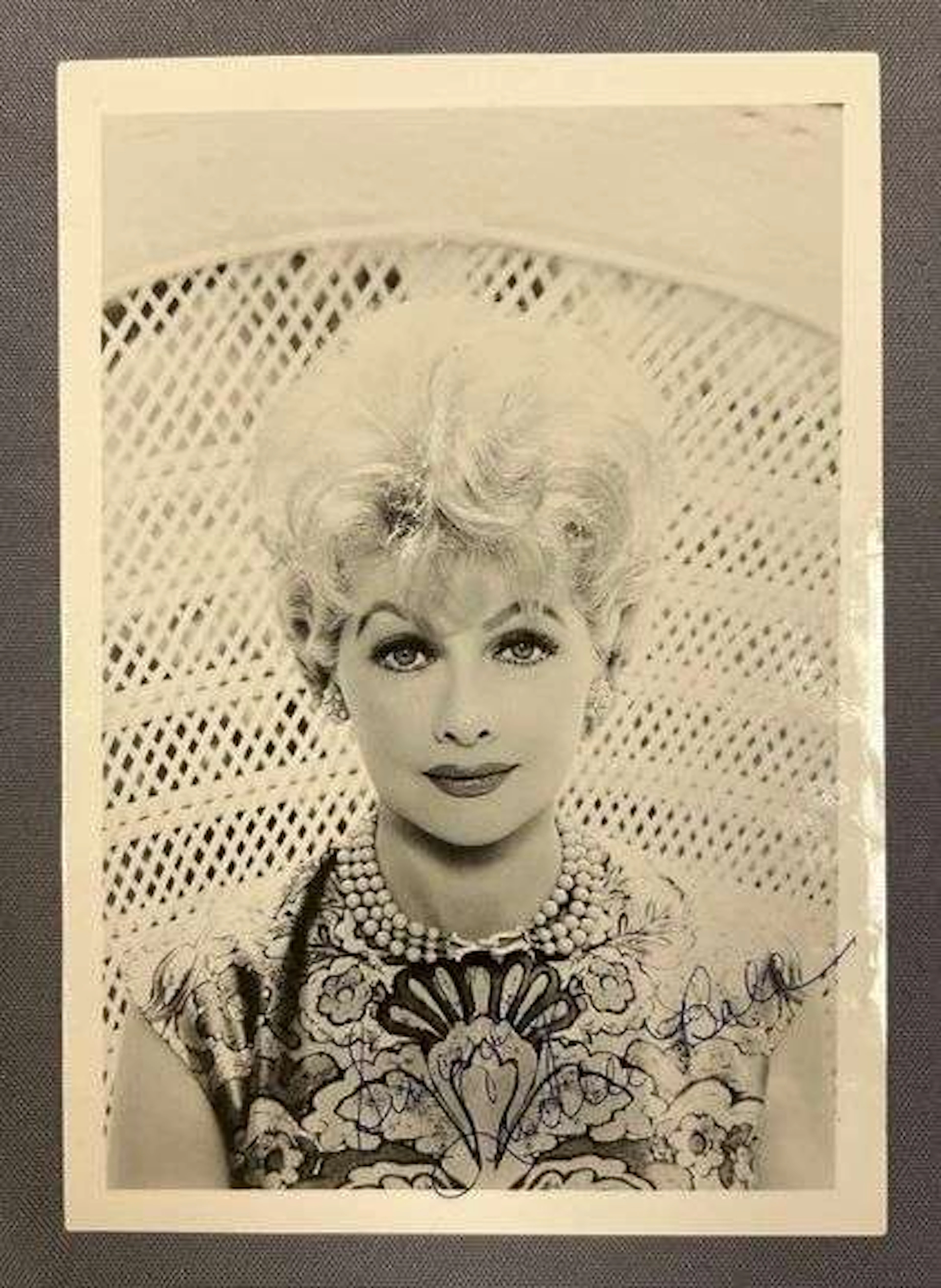 Signed Lucille Ball Photograph
