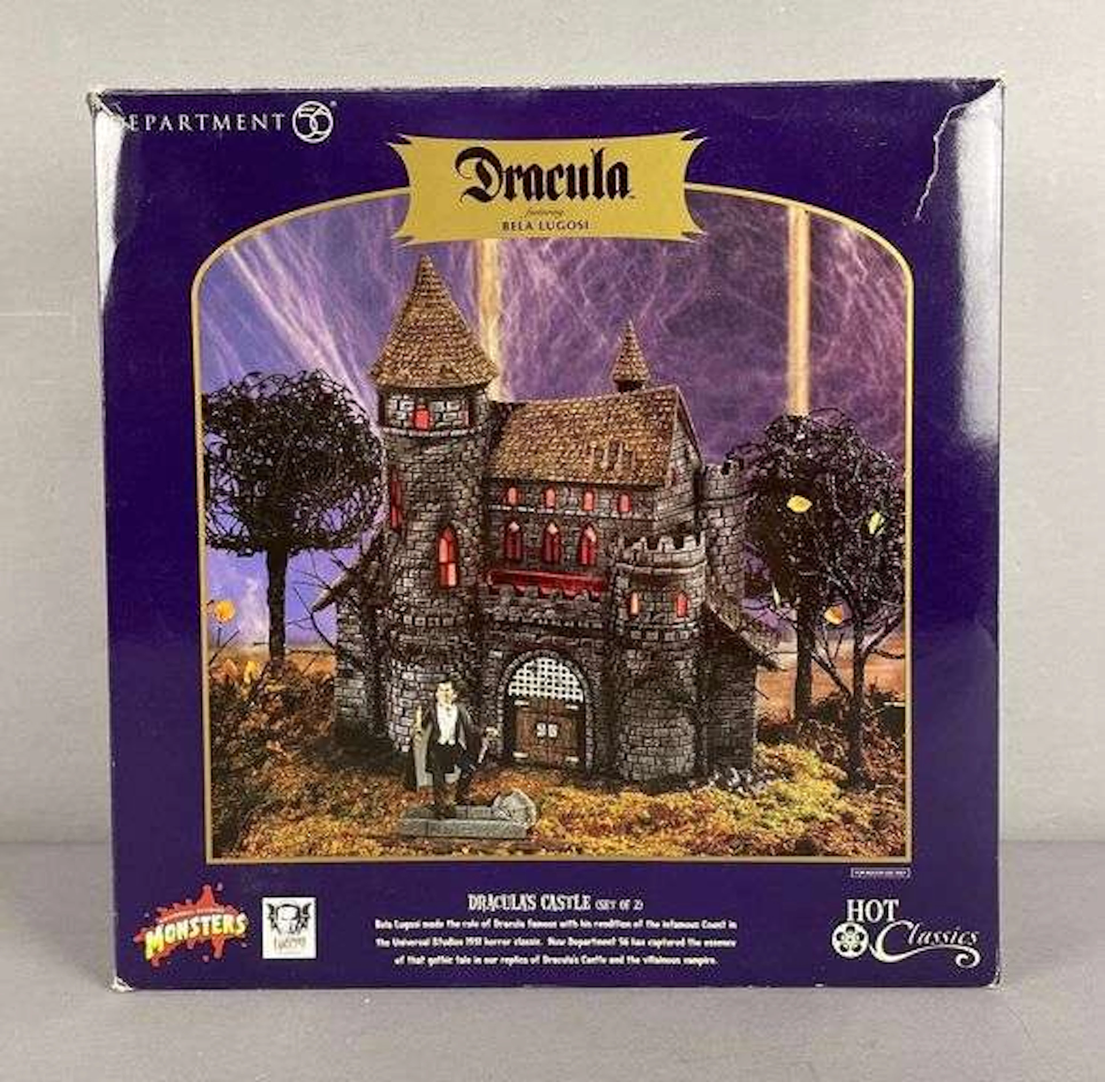 Department 56 Universal Studios Monsters Draculas Castle Ceramic Halloween