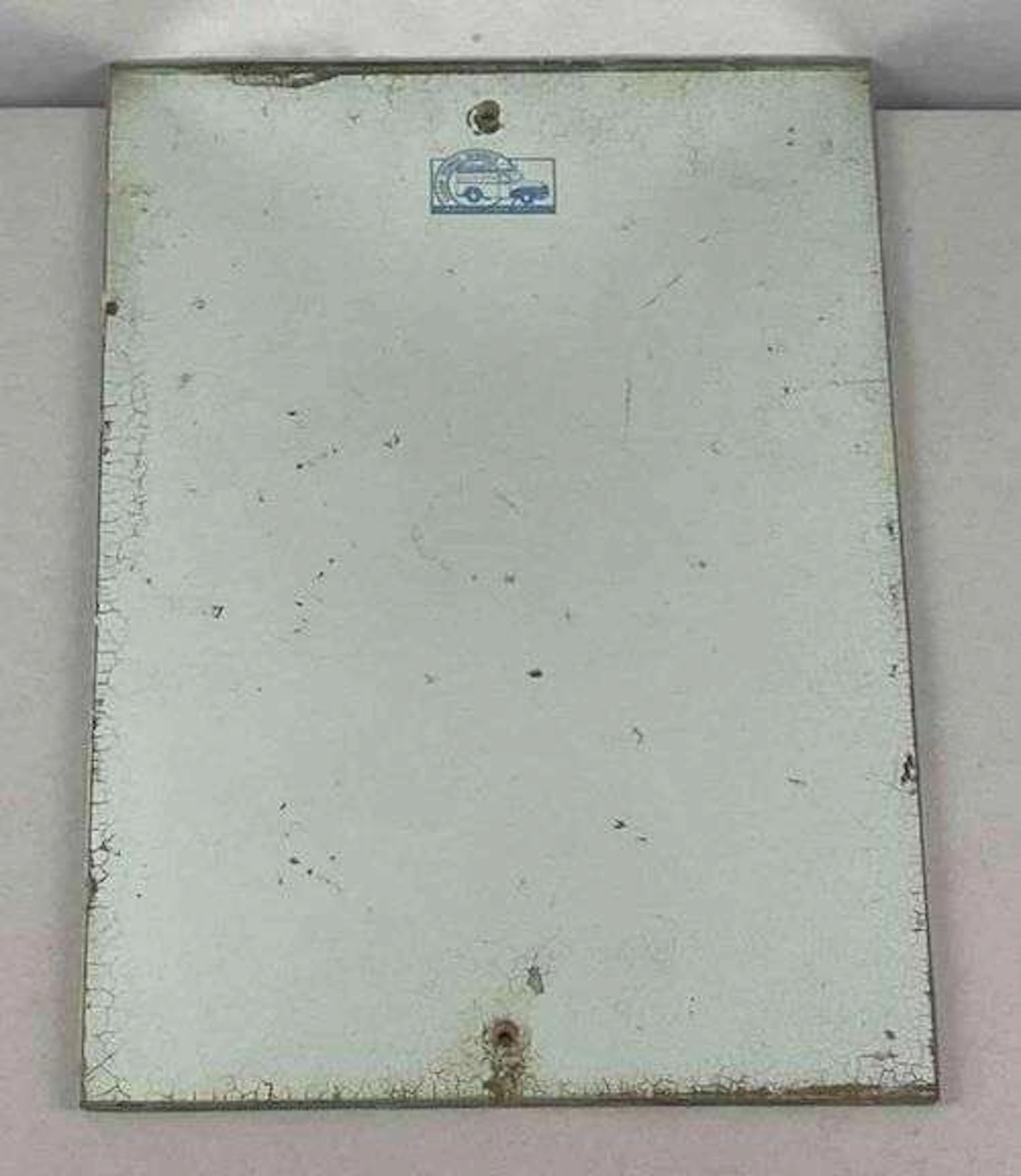 Vintage Clean Towel Service Advertising Mirror