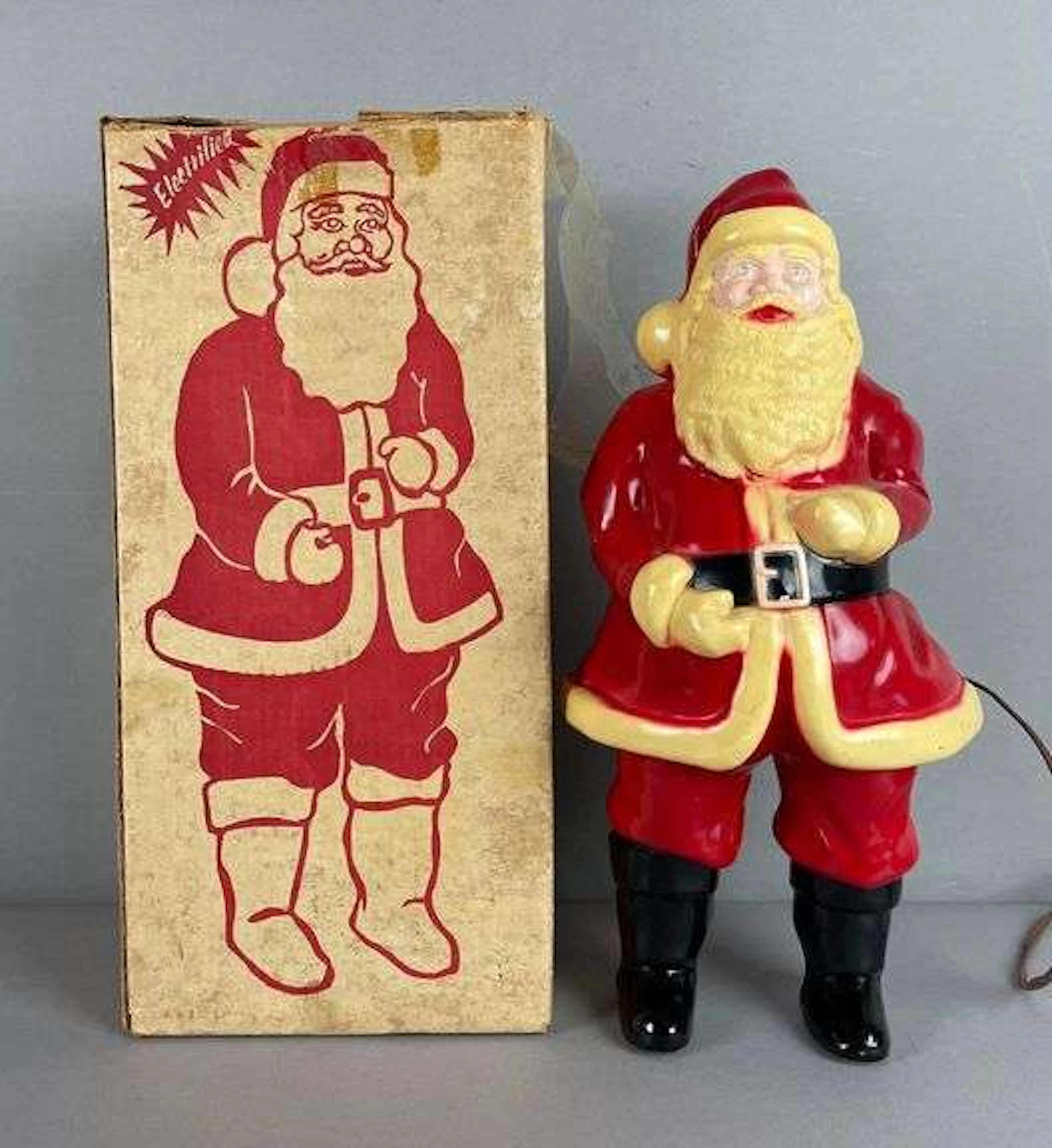 Vintage Union Products Small Santa Claus Blow Mold
