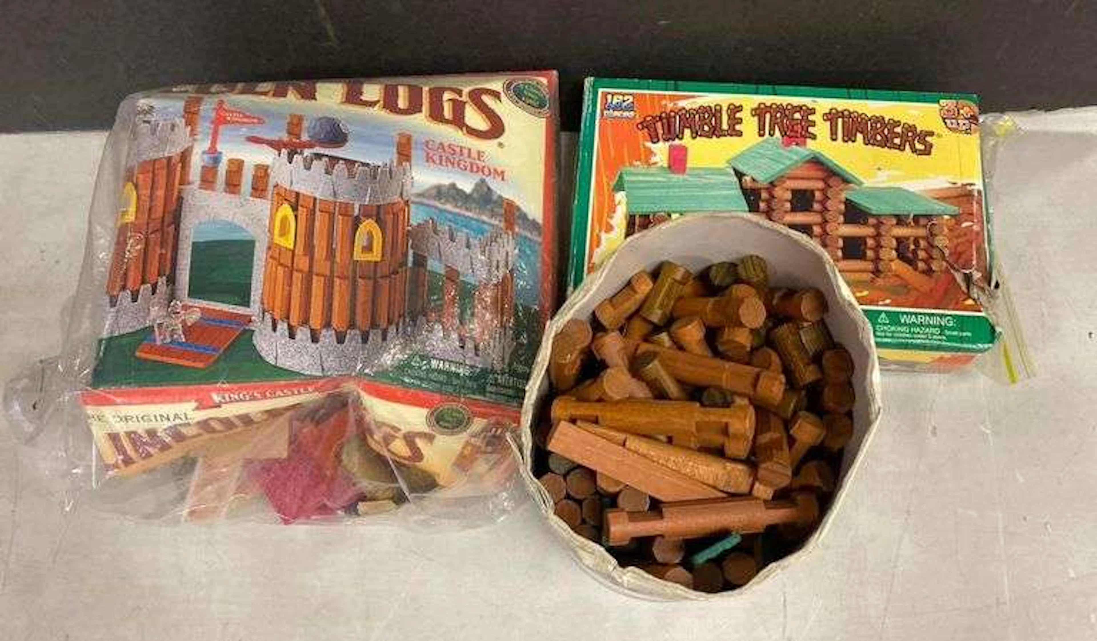 Group of 3 Lincoln Logs Playsets
