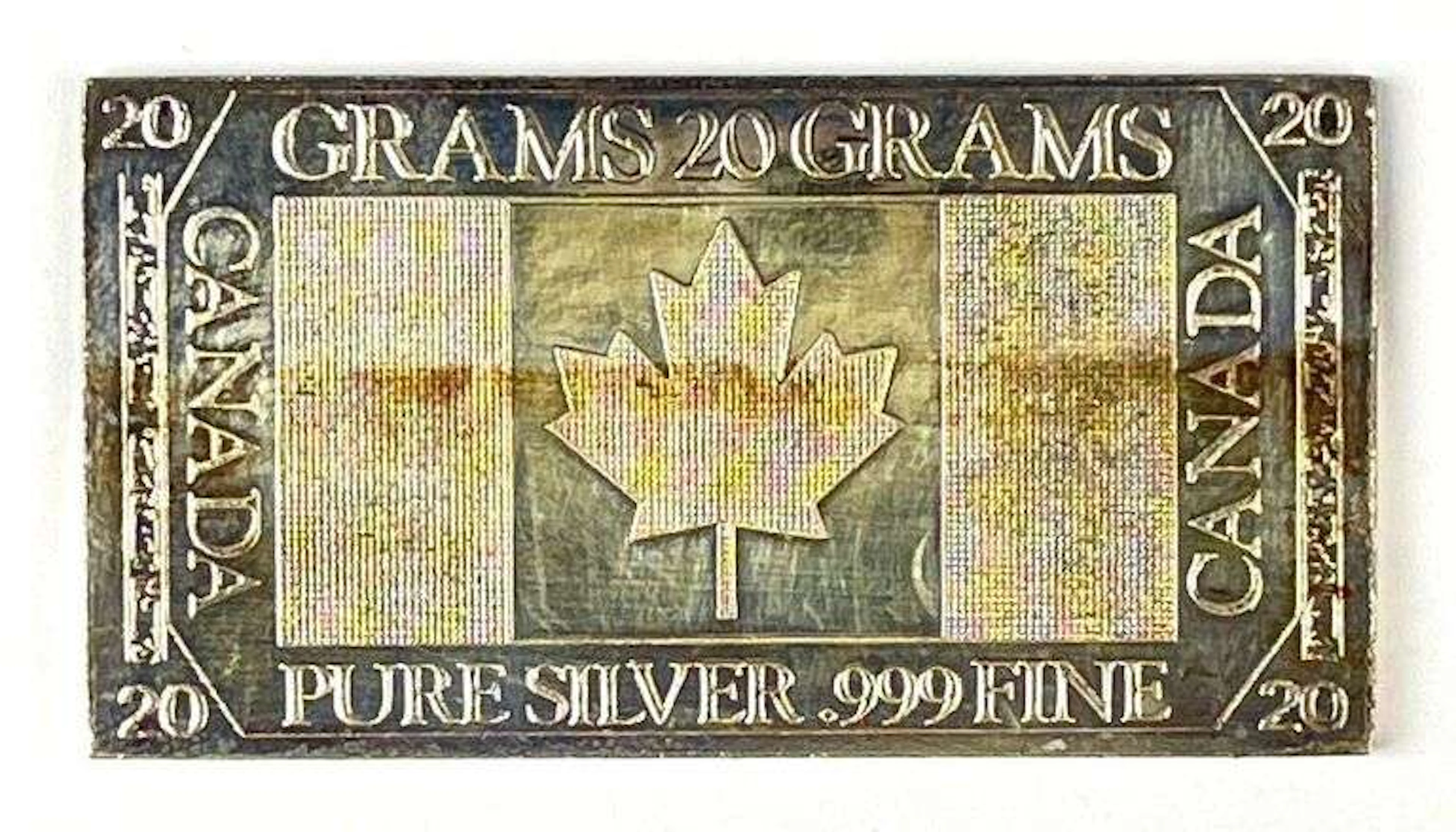 The Washington Mint The Silver Mint Canada 20 Grams .999 Fine Silver Ingot/ Bar