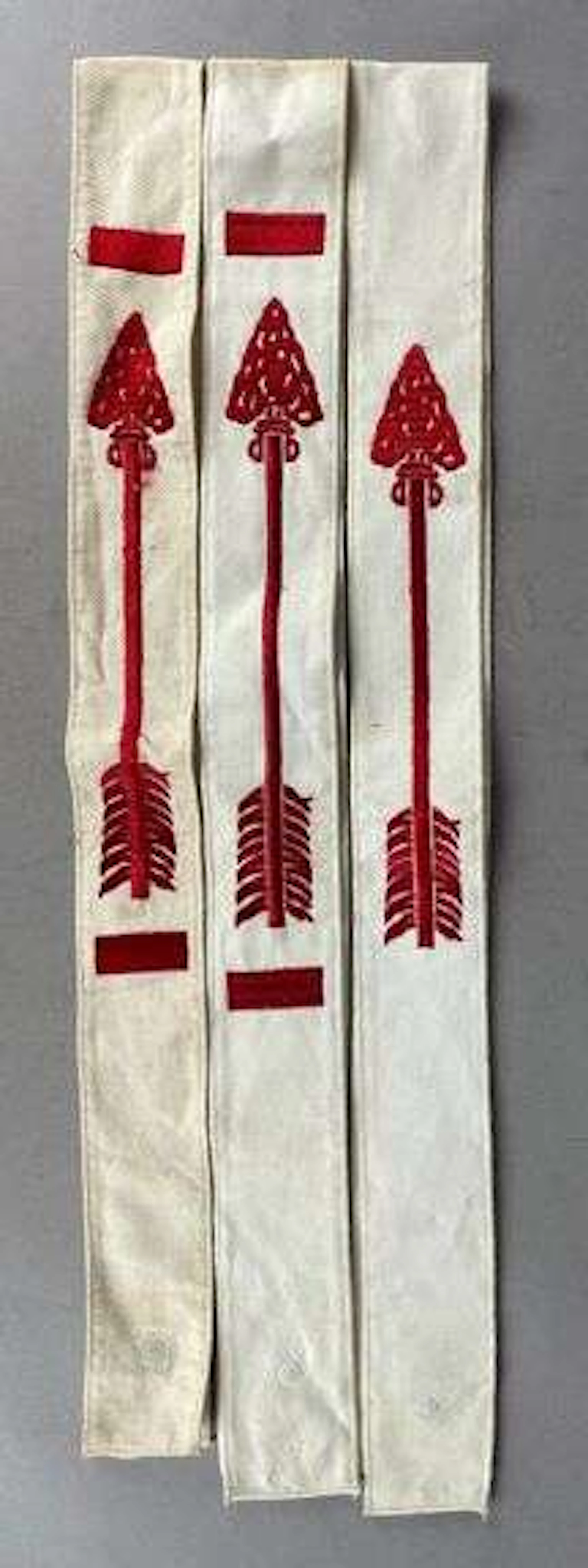 Group of 3 Vintage Boy Scouts Order of the Arrow Ordeal Sashes