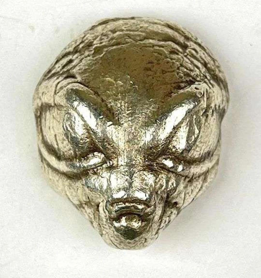 MK Barz Hand Poured Alien 2 oz .999 Fine Silver Ingot/ Bar