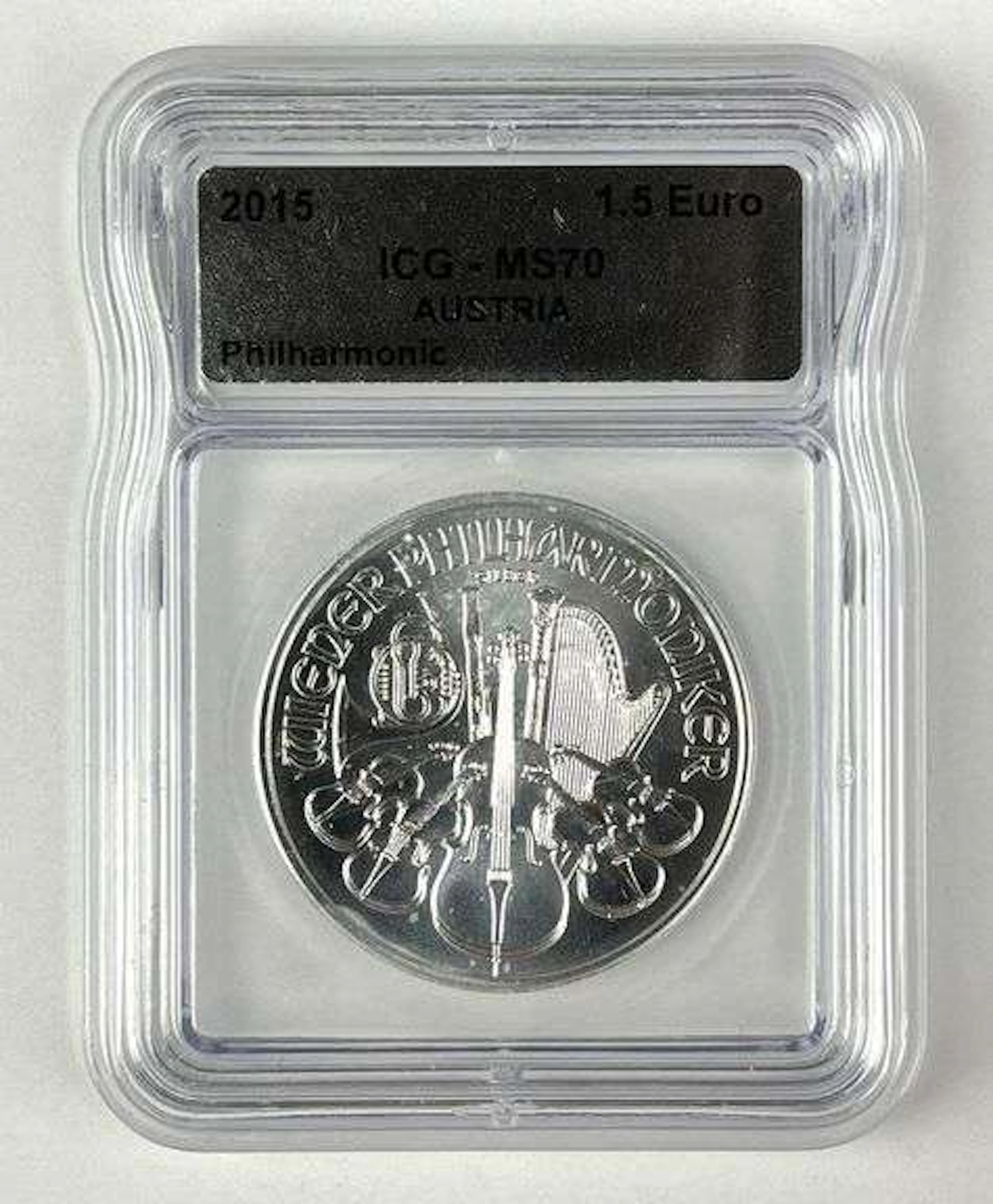 2015 Austria 1.50 Euro Philharmonic ICG MS70
