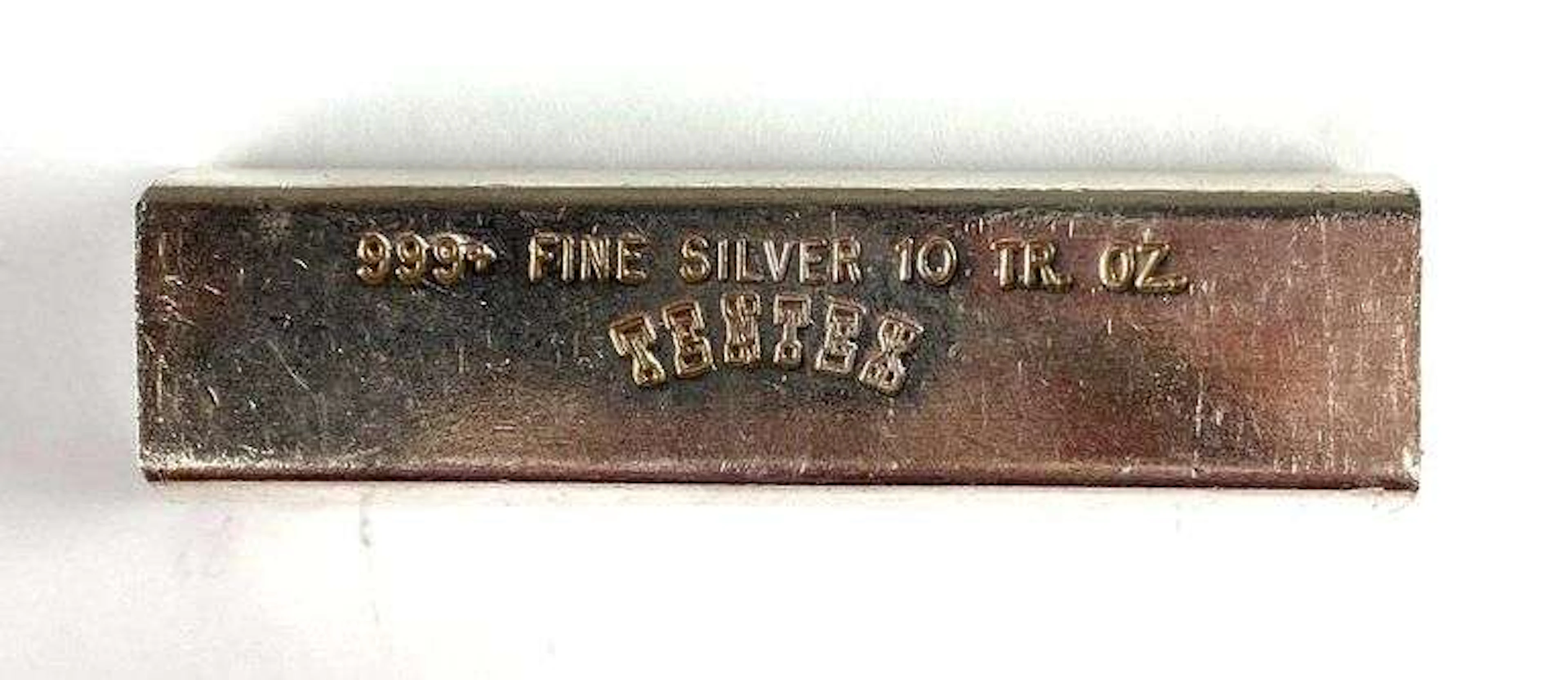 Tentex 10 oz .999 Fine Silver Ingot/Bar