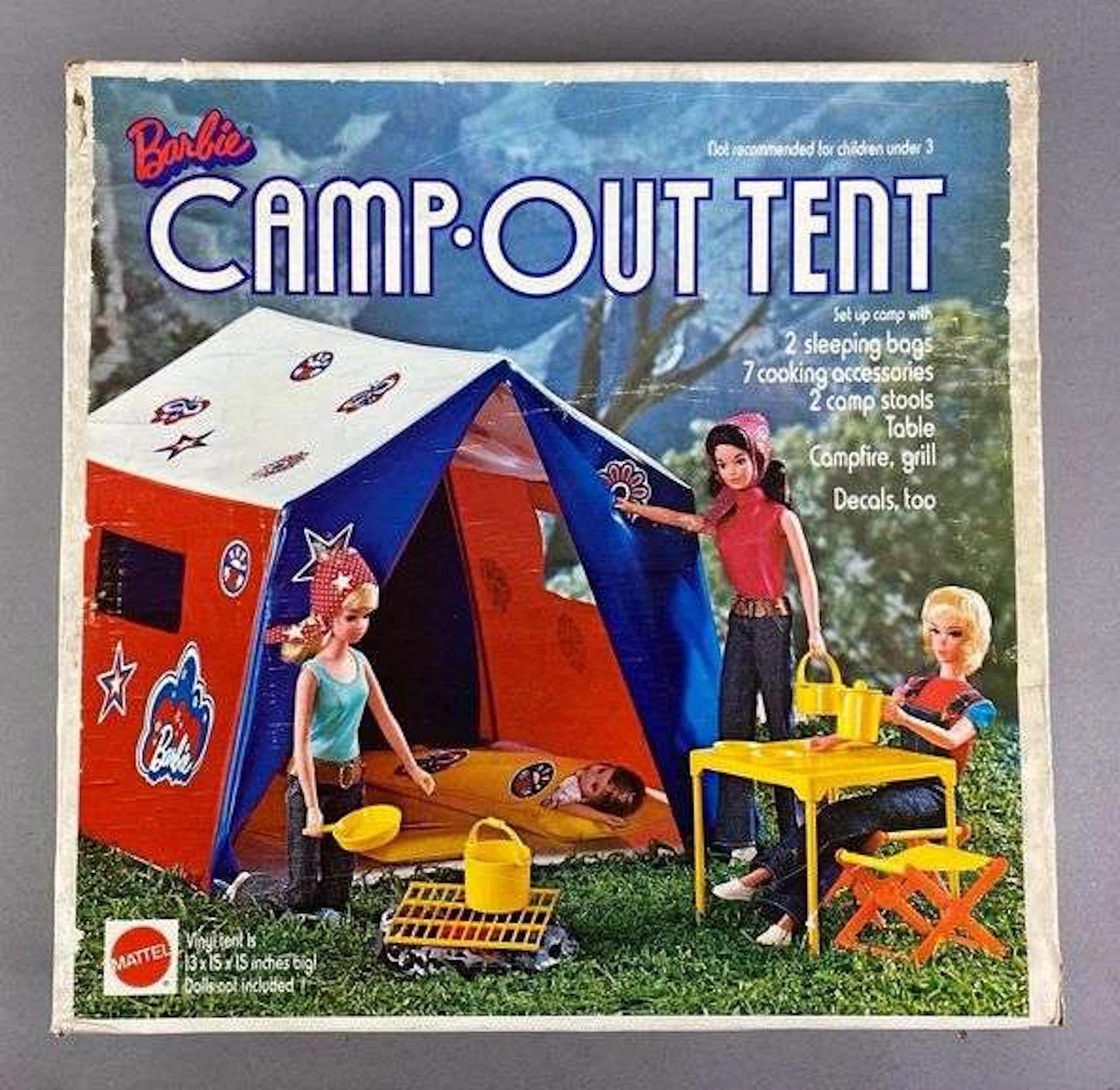 1972 Mattel Barbie Camp-Out Tent