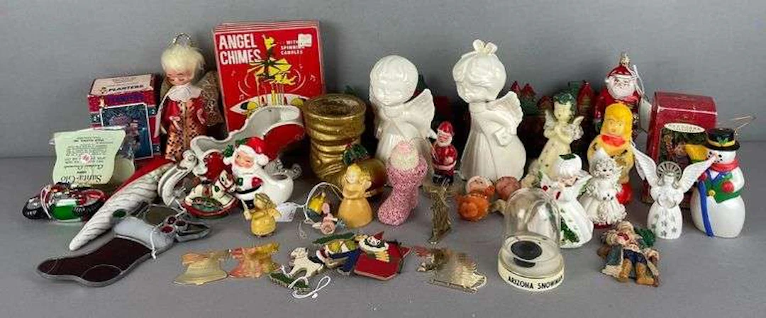 Group of Vintage Christmas Items