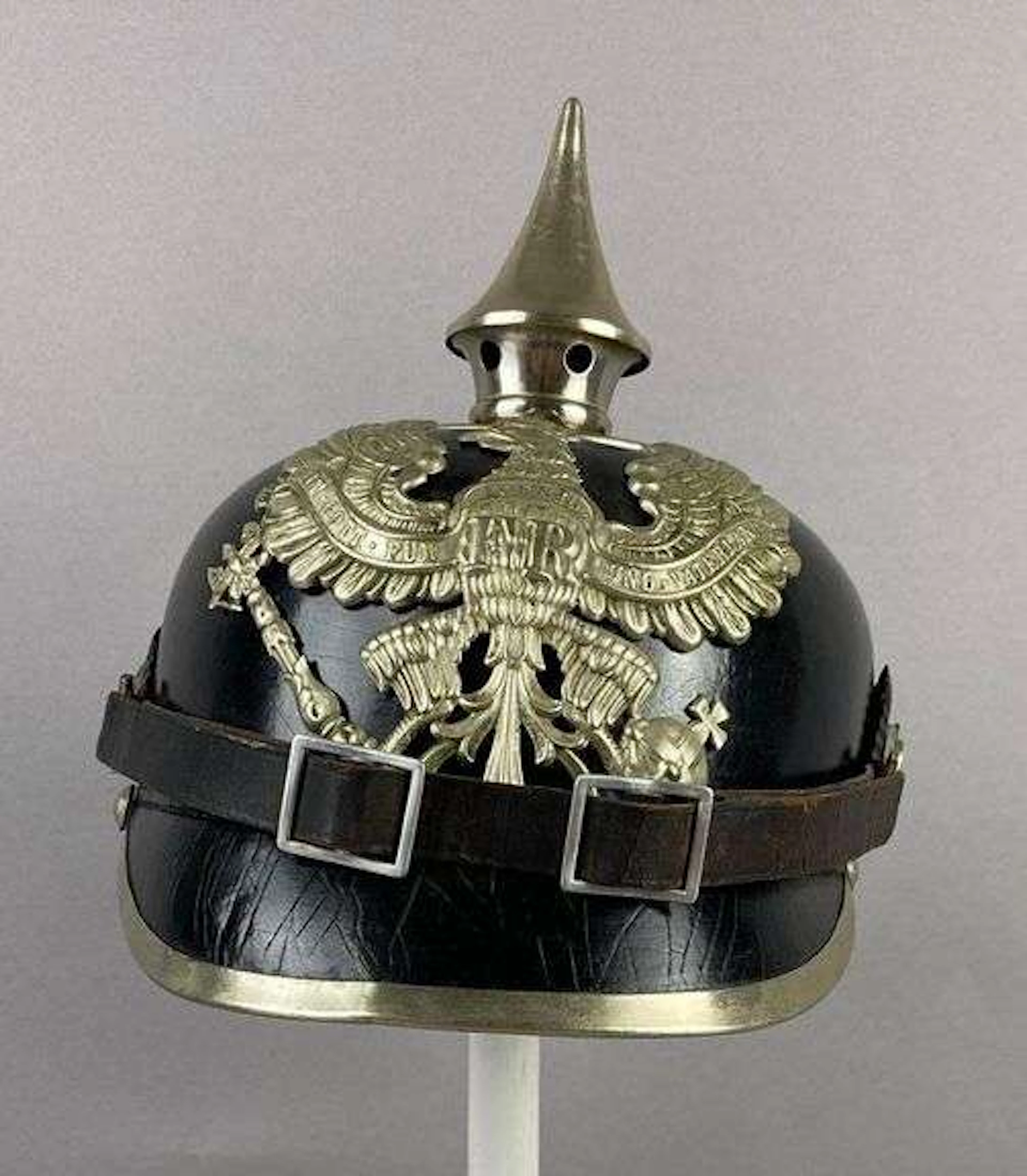 Antique Prussian Enlisted Pioneet Pickelhaube