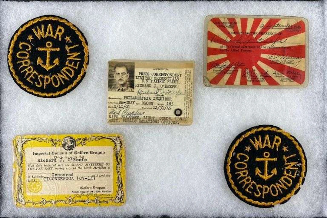 WW2 Press Japan Surrender Proceedings War Correspondent Groupings