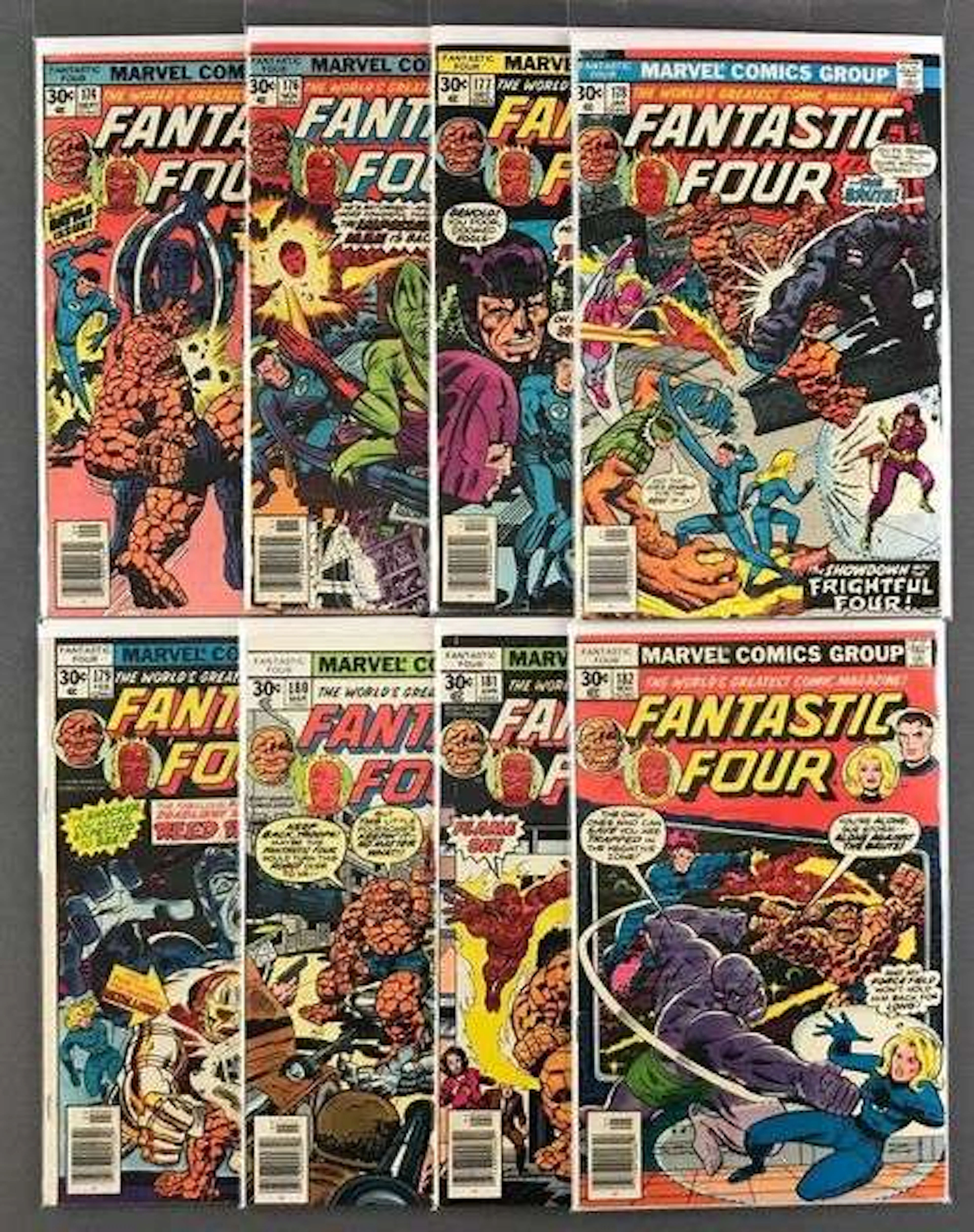 Group of 8 Marvel Comics Fantastic Four Comic Books