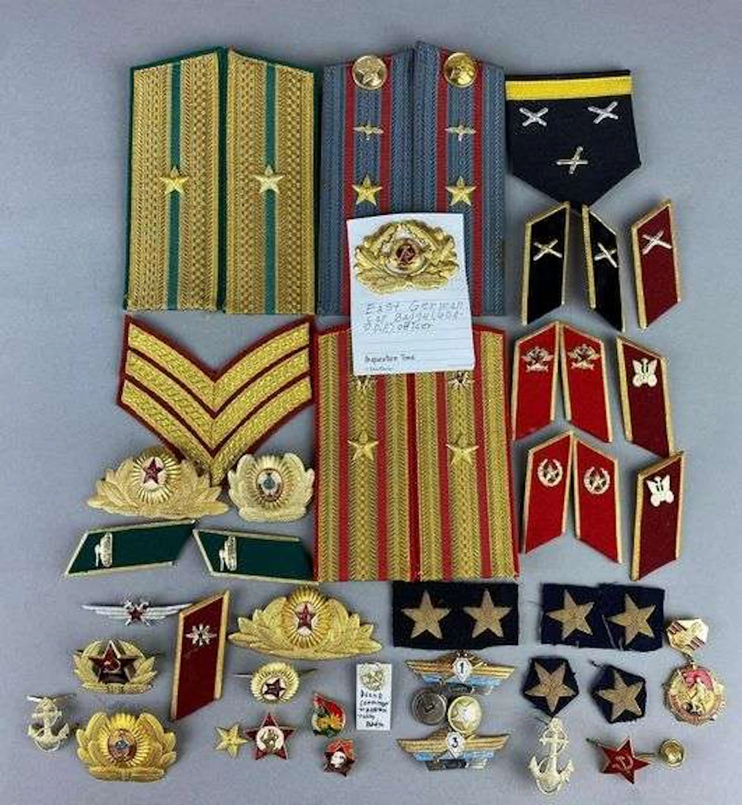 Group of Assorted Cold War Soviet Badges and More