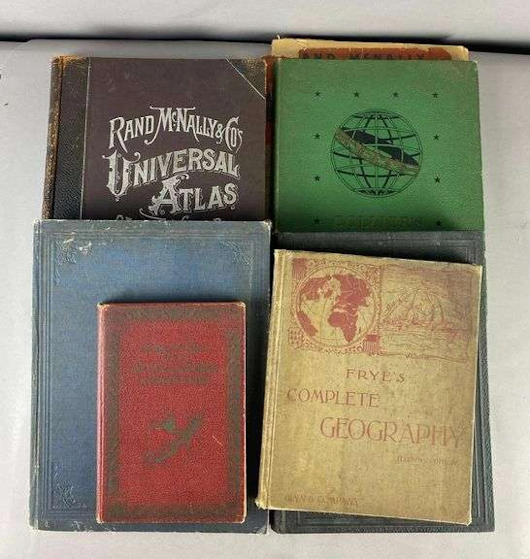 Group of Antique World Atlas