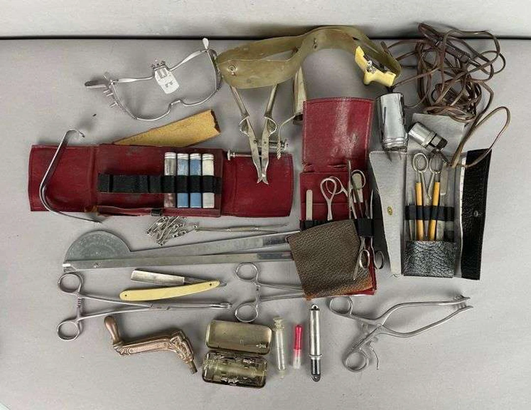 Group of Vintage Surgical Equipment