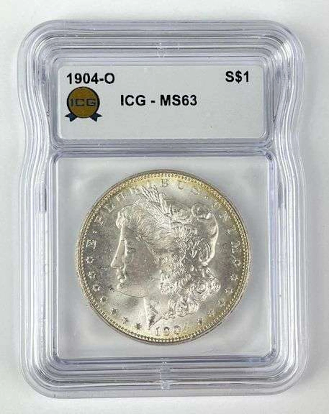 1904 O US Morgan Silver Dollar ICG MS63