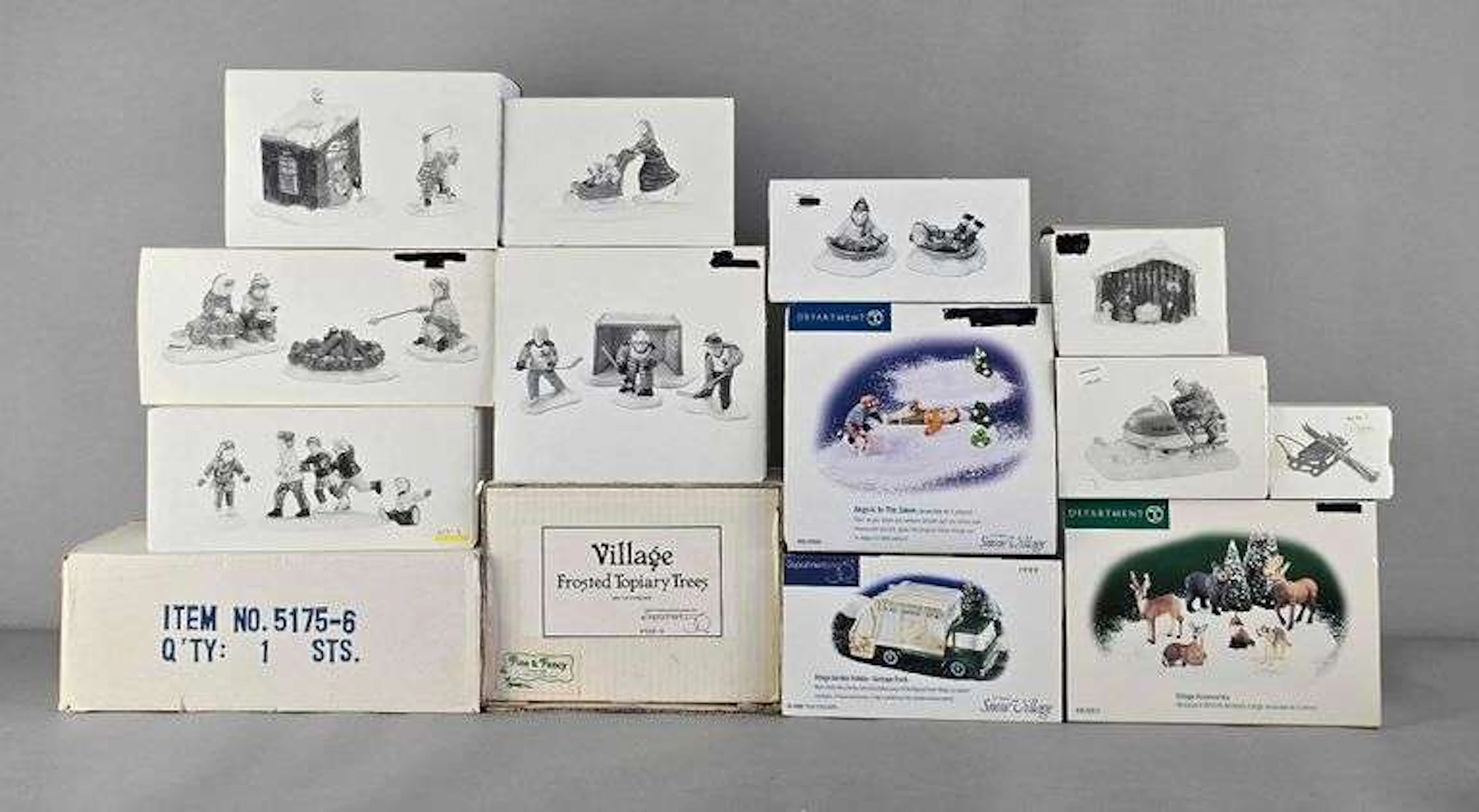 Group of Department 56 Village Accessories