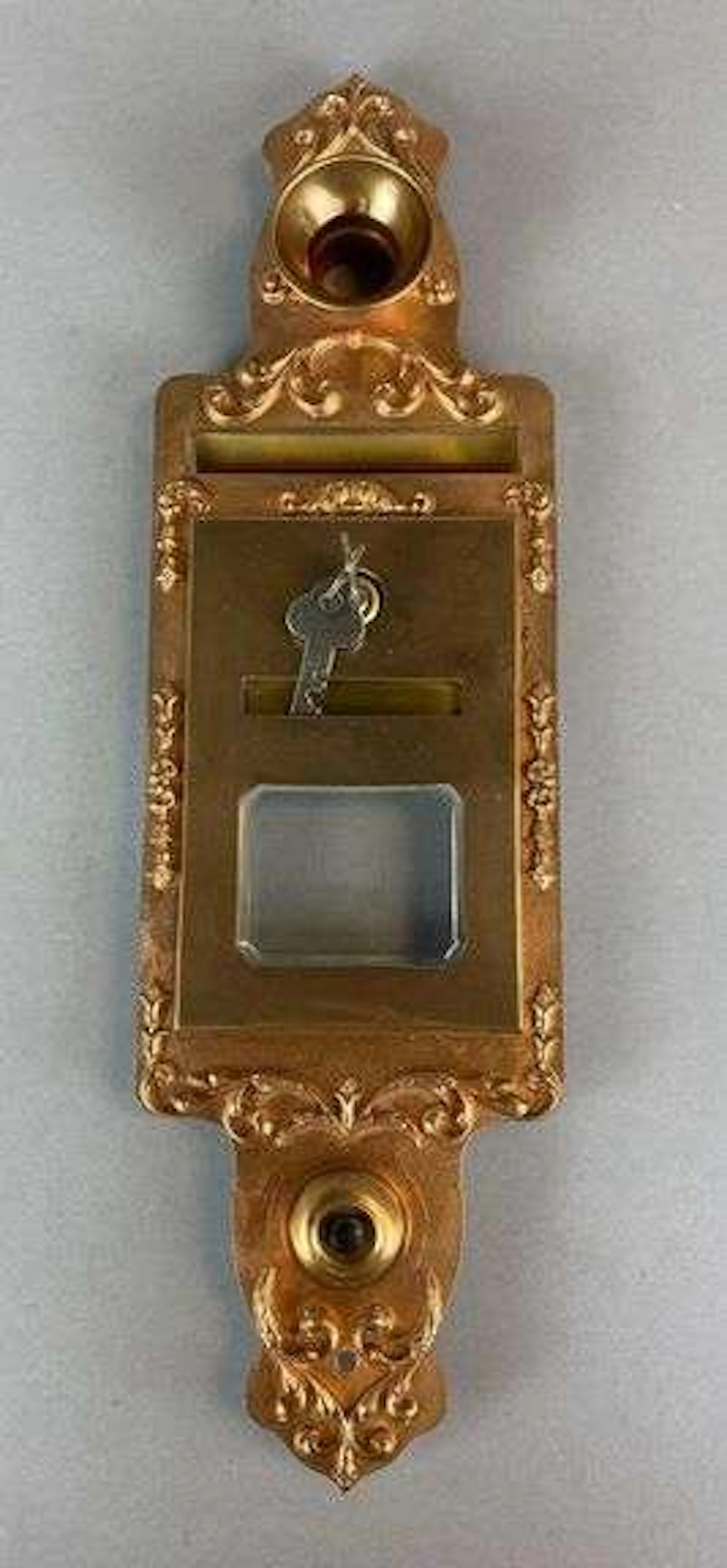 Antique Doorbell Postal Residential Plate