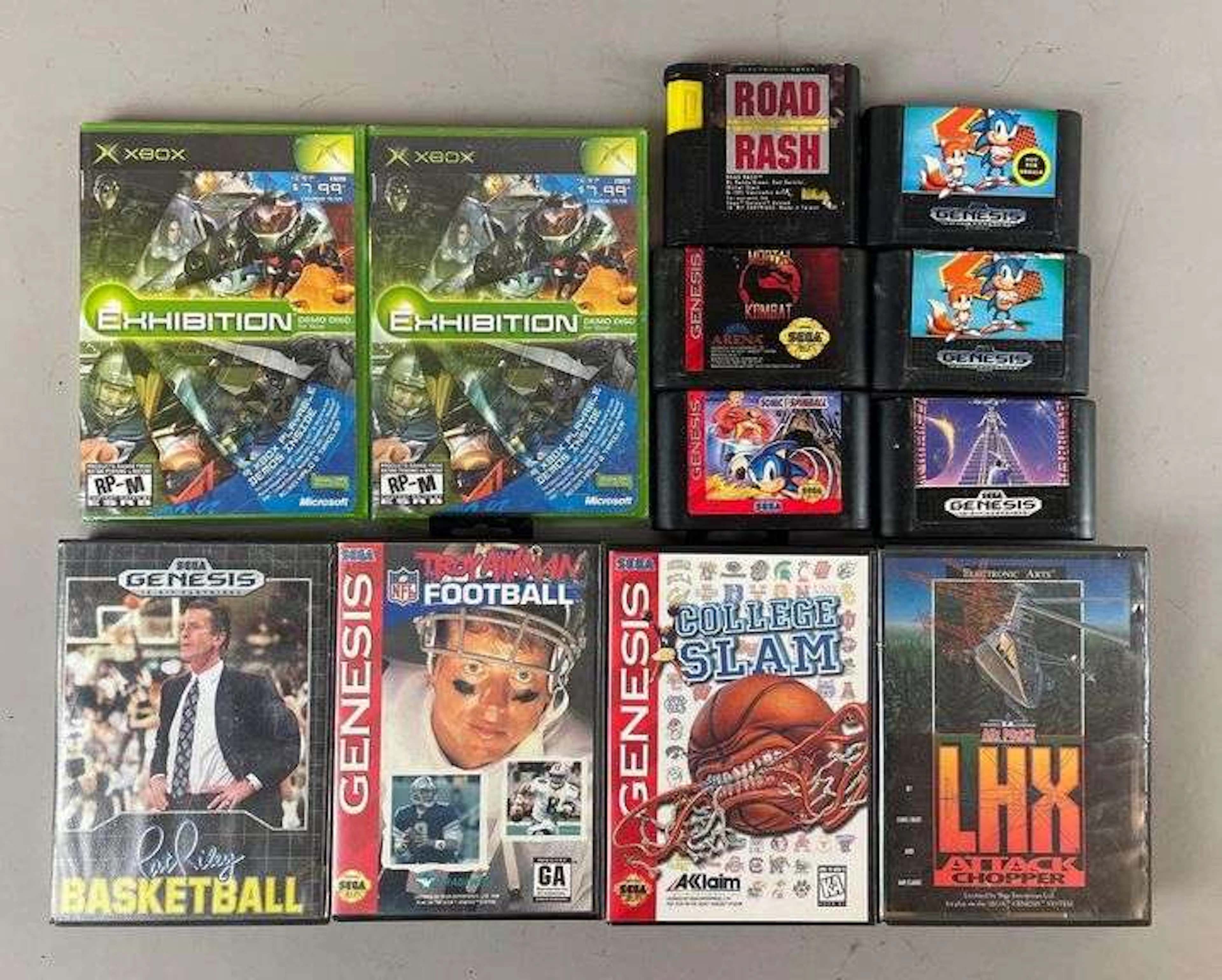 Group of Sega Genesis Games and More