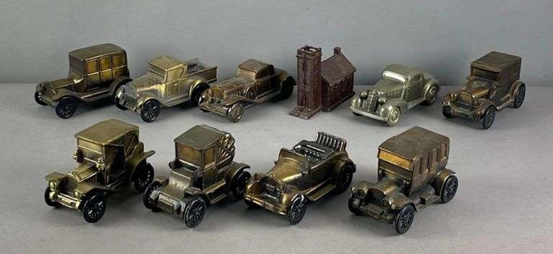 Group of Cast Metal Car Coin Banks