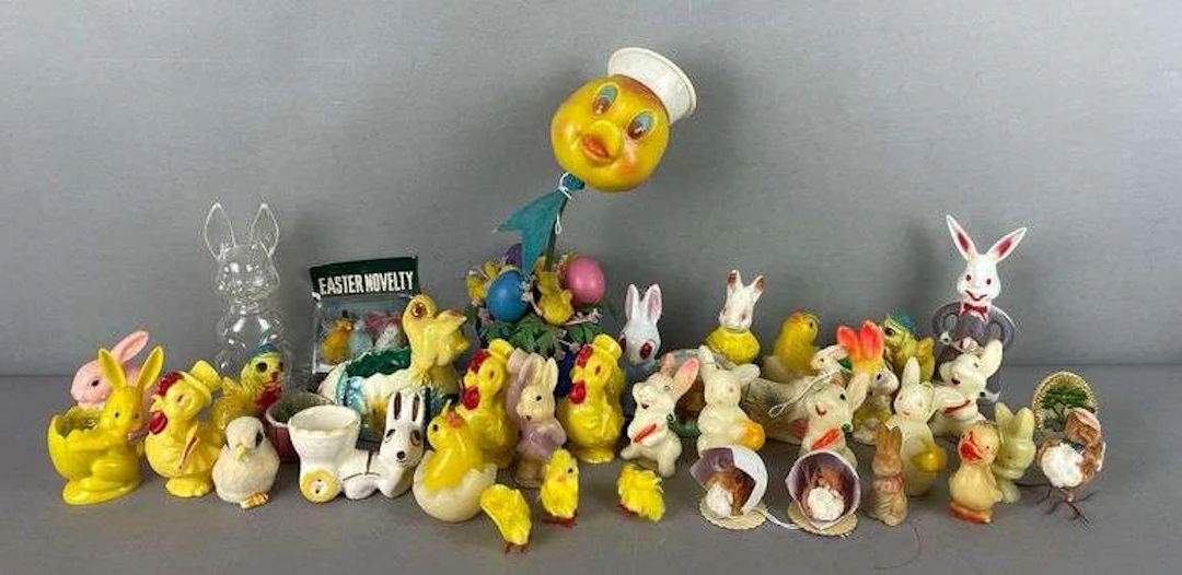 Group of Vintage Easter Figurines
