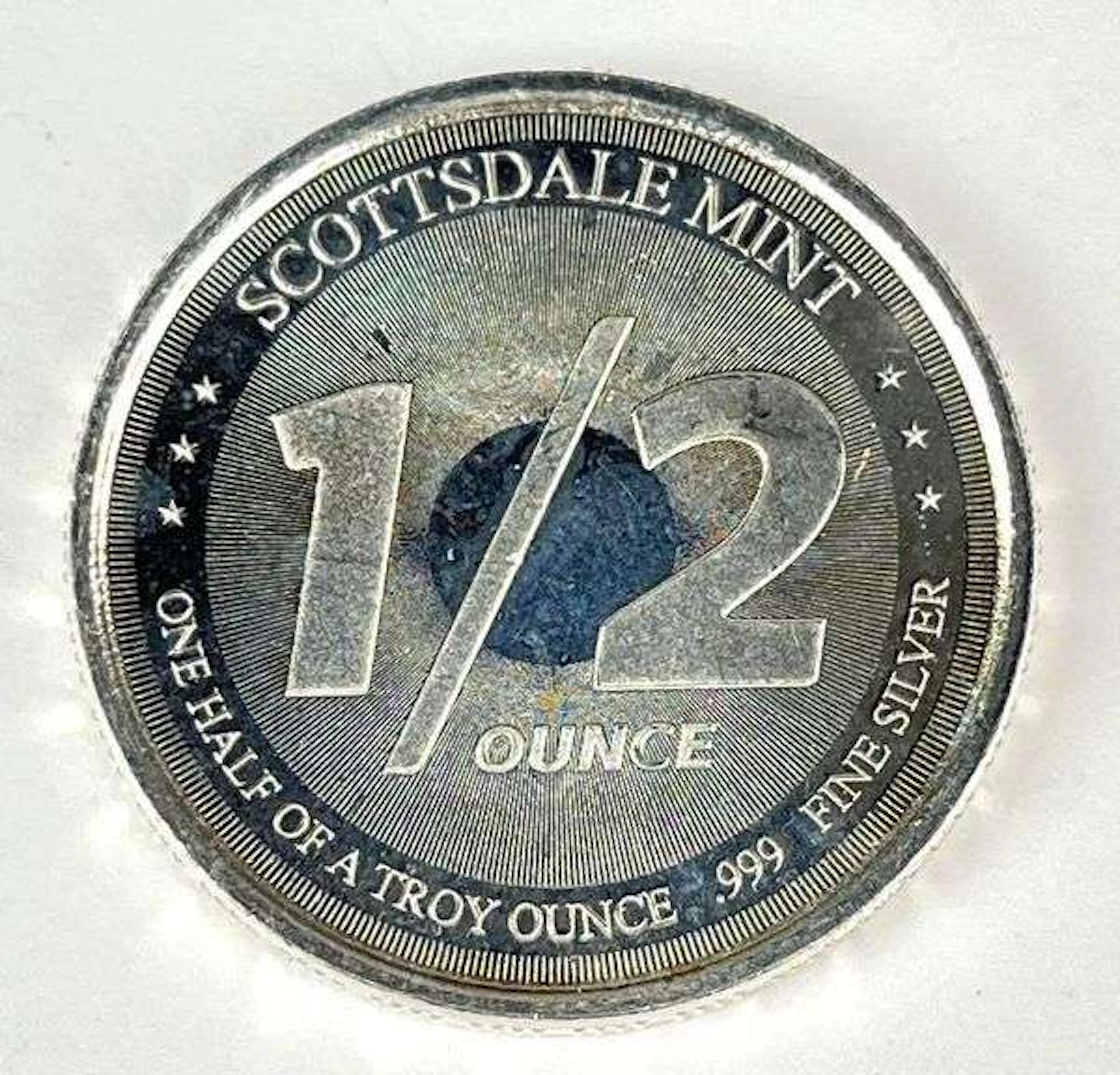 Scottsdale Mint 1/2 oz .999 Fine Silver Round