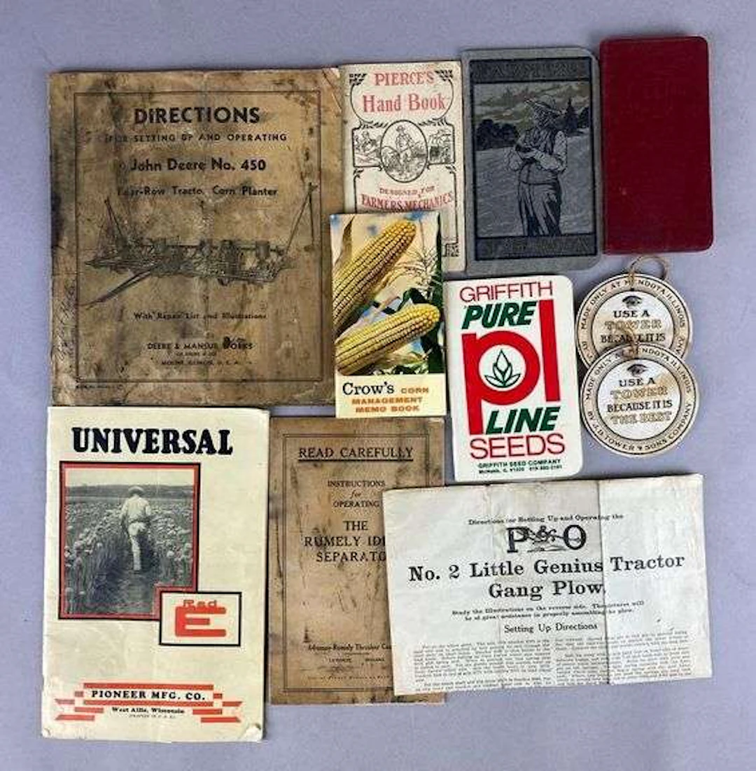 Group of Vintage Farming Manuals and More