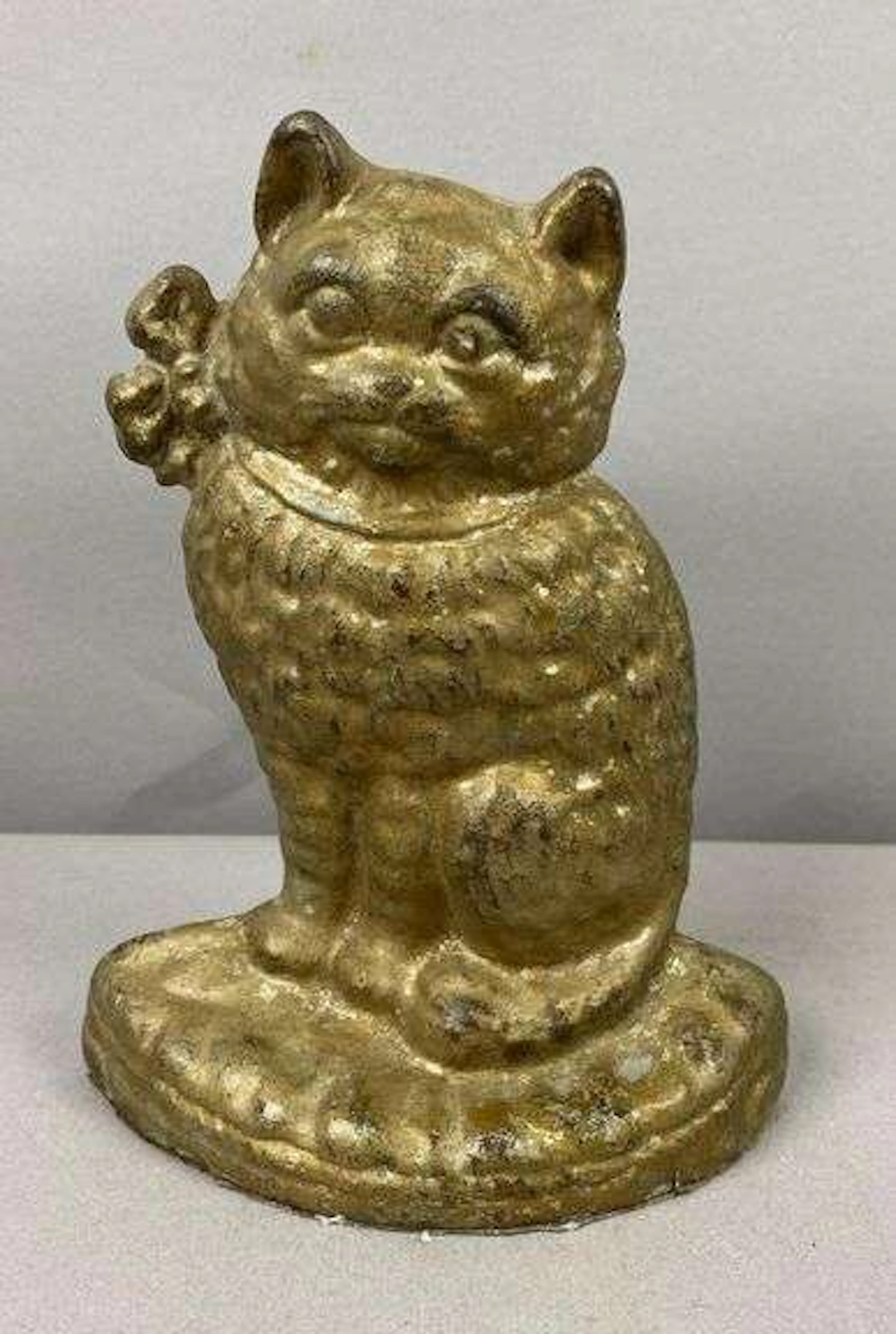 Antique 1930’s Cast-Iron Cat Doorstop