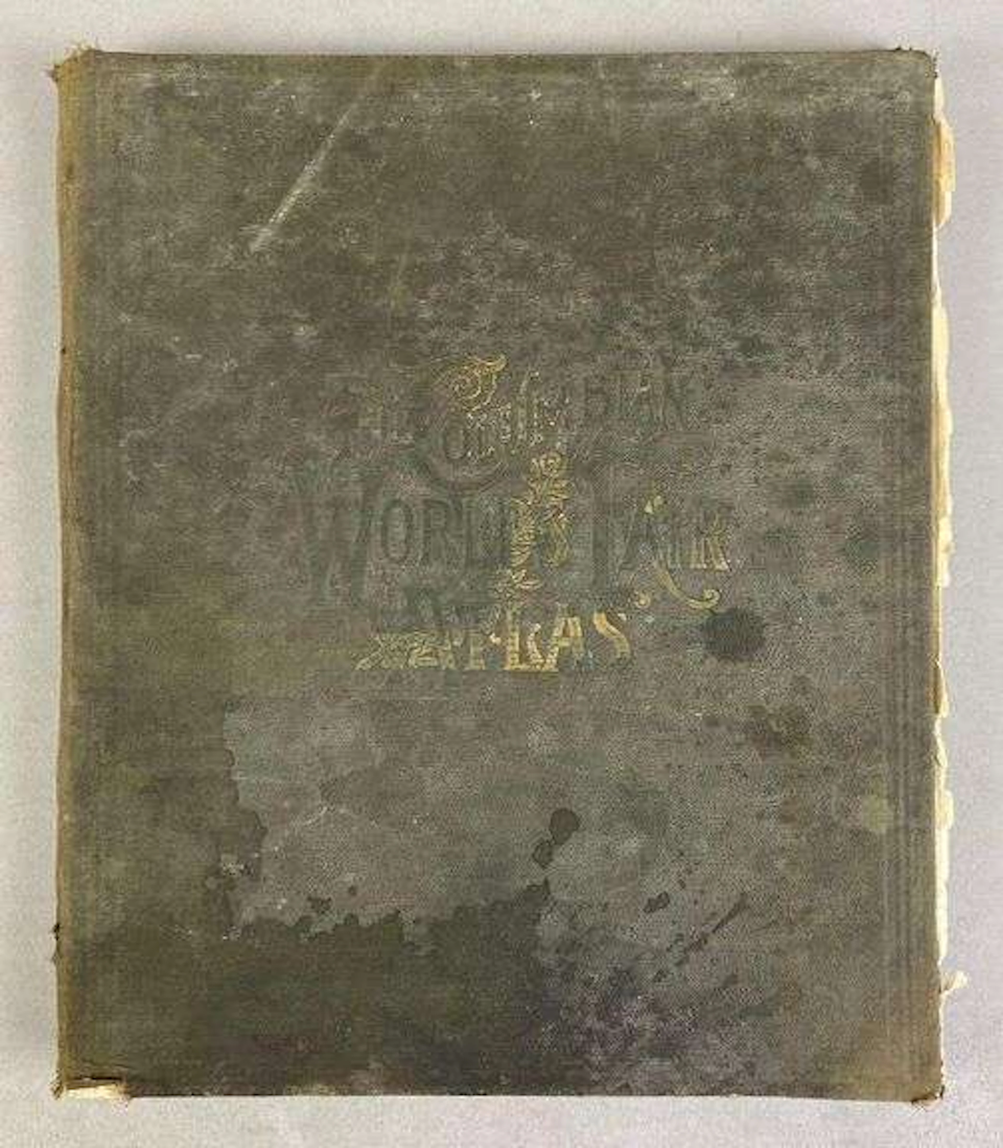 1893 The Columbian Worlds Fair Atlas Hardcover Book