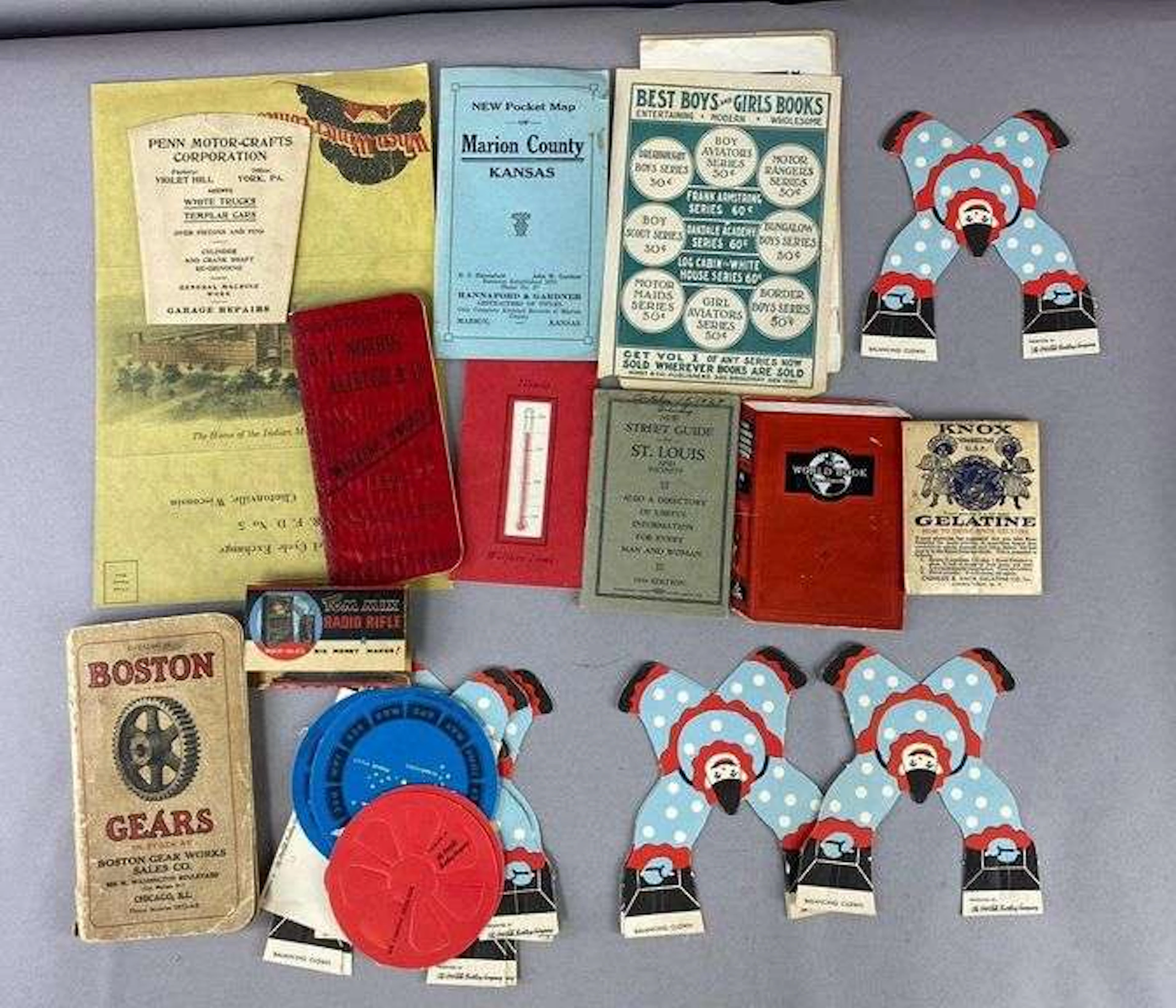 Group of 1900’s Advertising Booklets and More