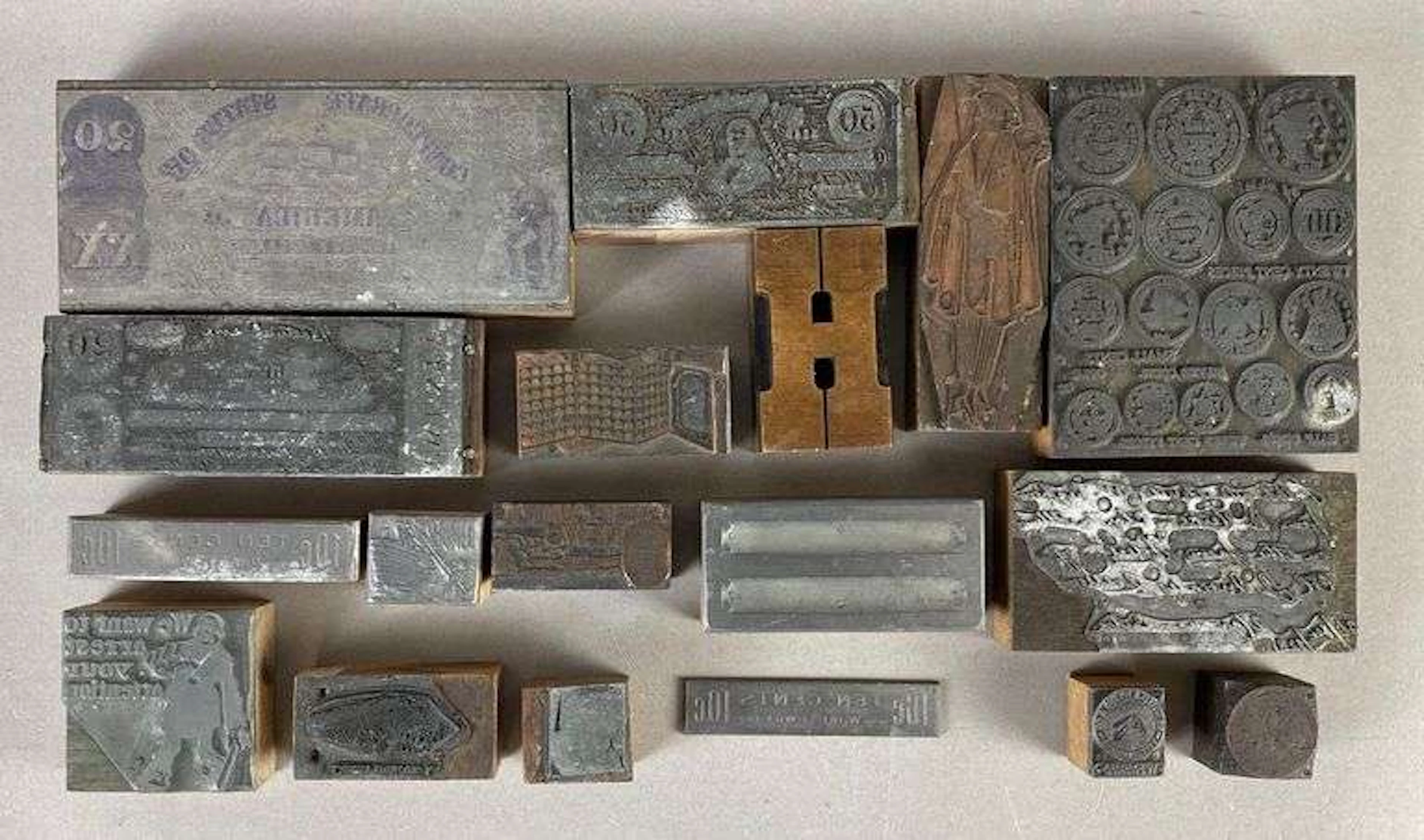 Group of 18 Heike Collection Printing Plates