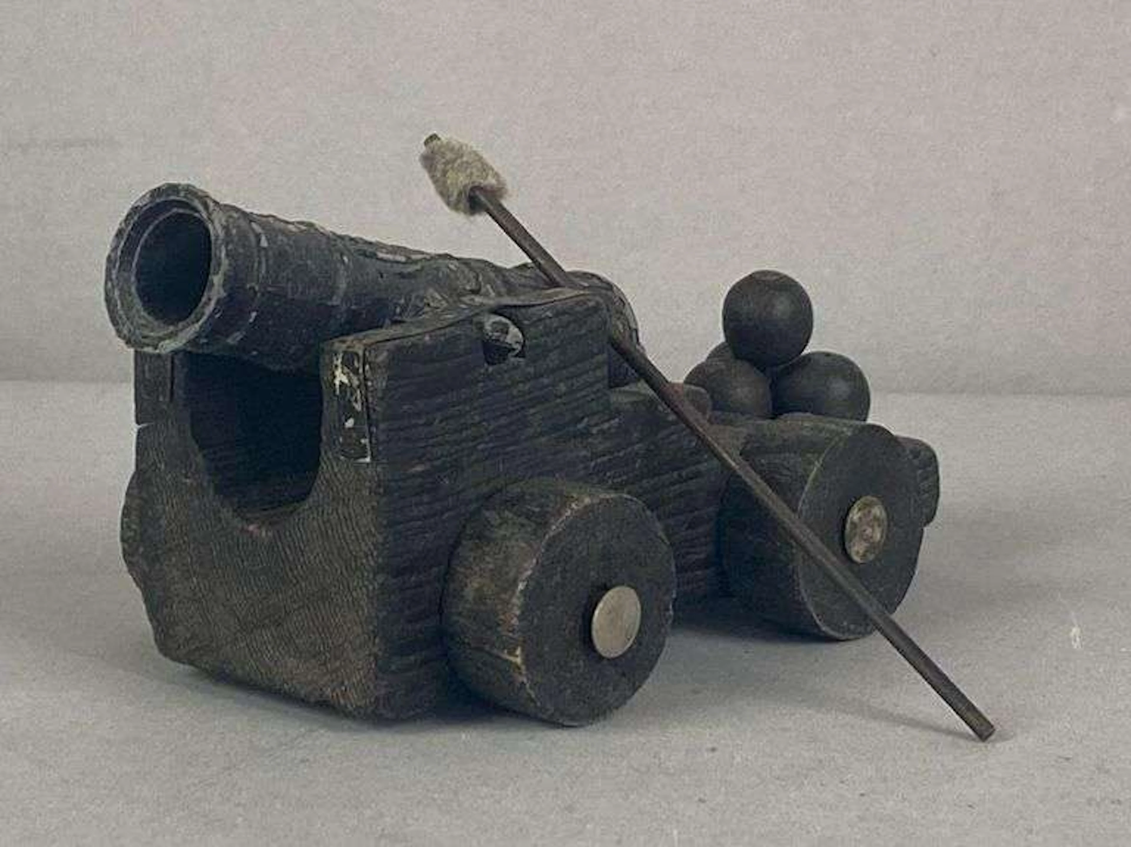 Vintage Toy Cannon with Packer
