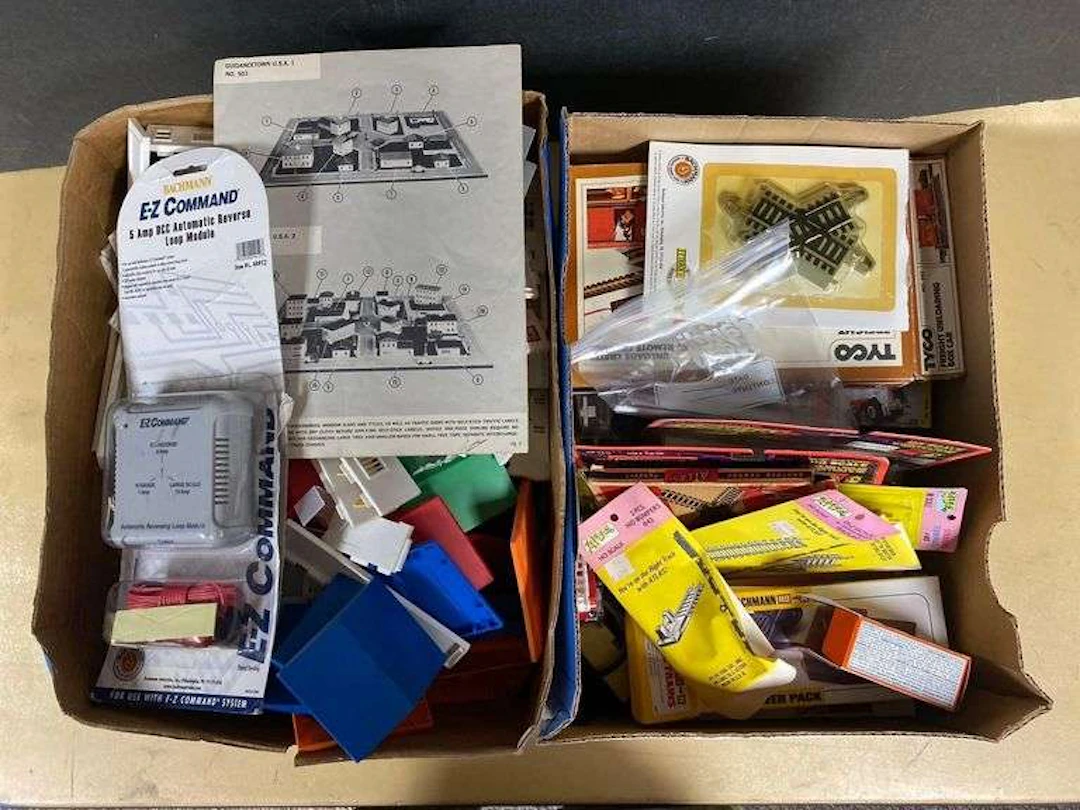 Group of Assorted HO Scale Model Buildings and More