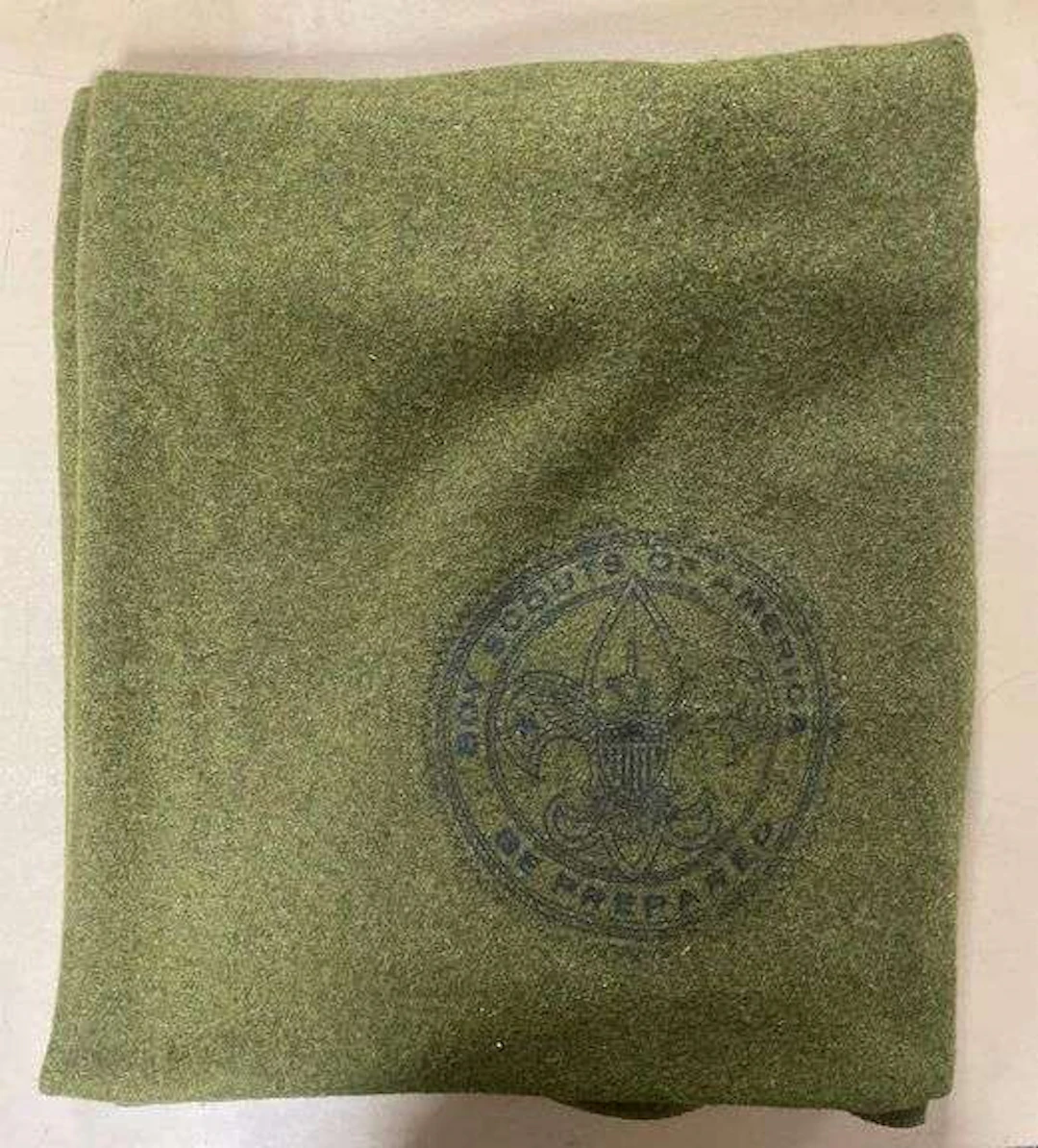 Vintage Boy Scouts Be Prepared Wool Blanket
