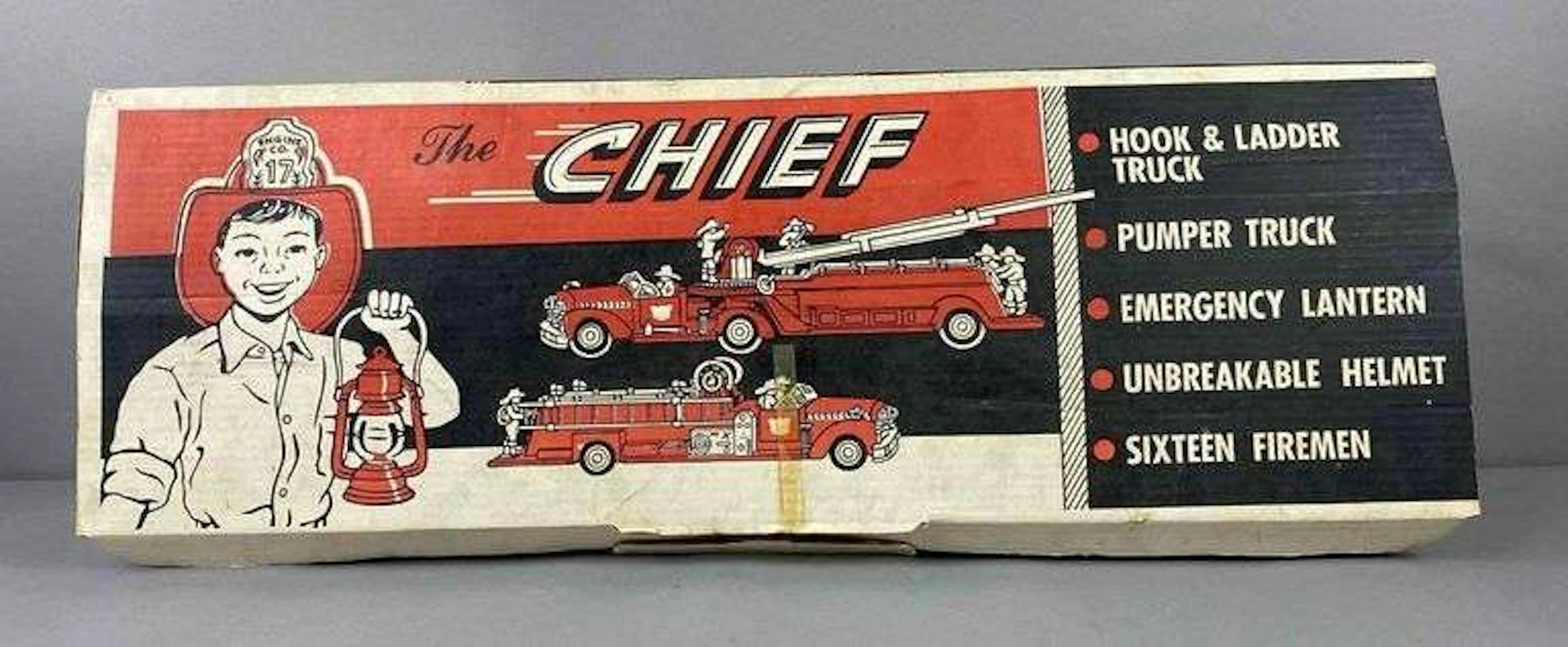 Vintage Fire Chief Fire Department Play Set