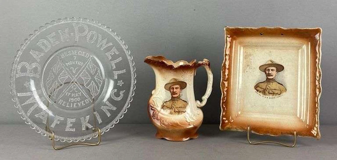 Group of 3 Vintage Commemorative British War Items