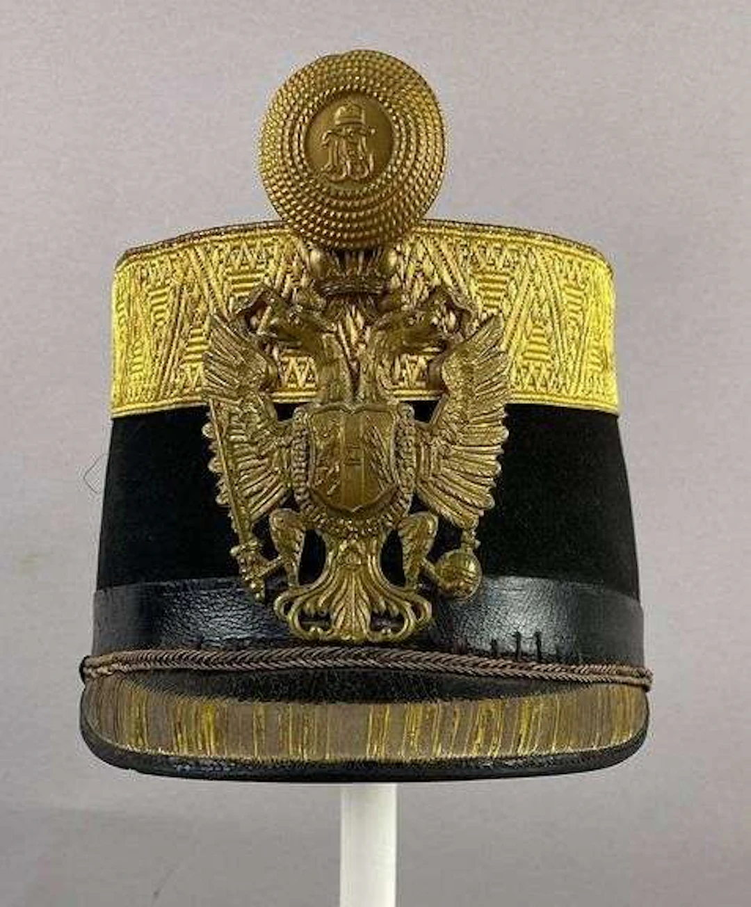 WW1 Austrian Officer Shako Cap