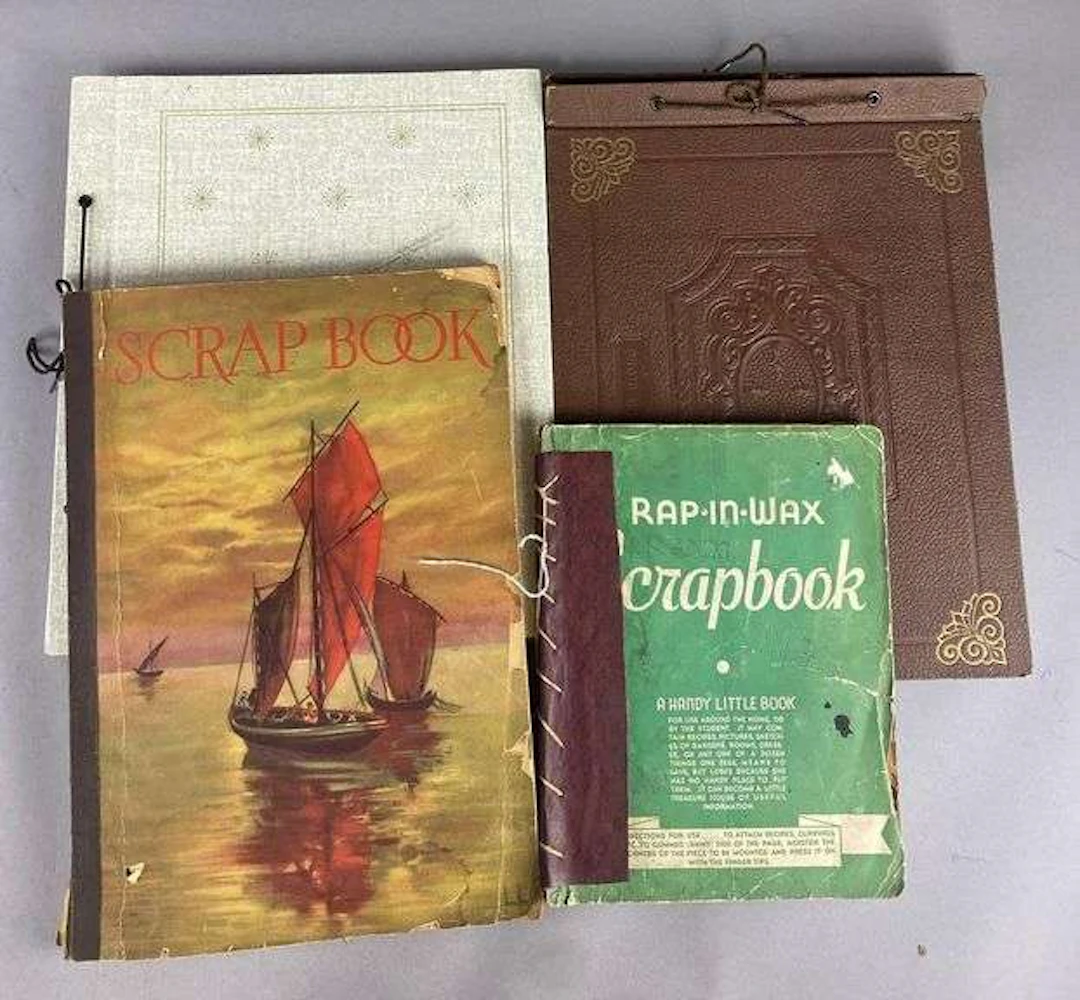 Group of 4 1950’s Celebrities Scrapbooks and More