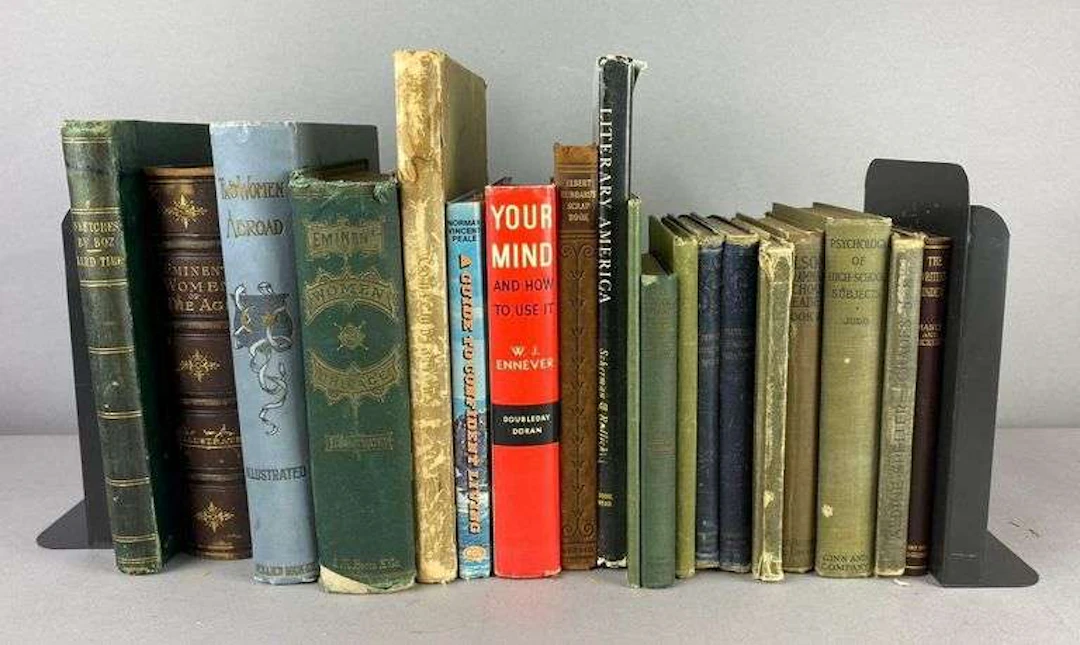 Group of Antique Academic Books and More