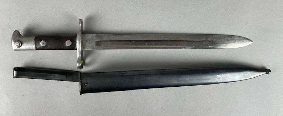 Spanish American War U.S. 1901 Kraft Bayonet with Scabbard