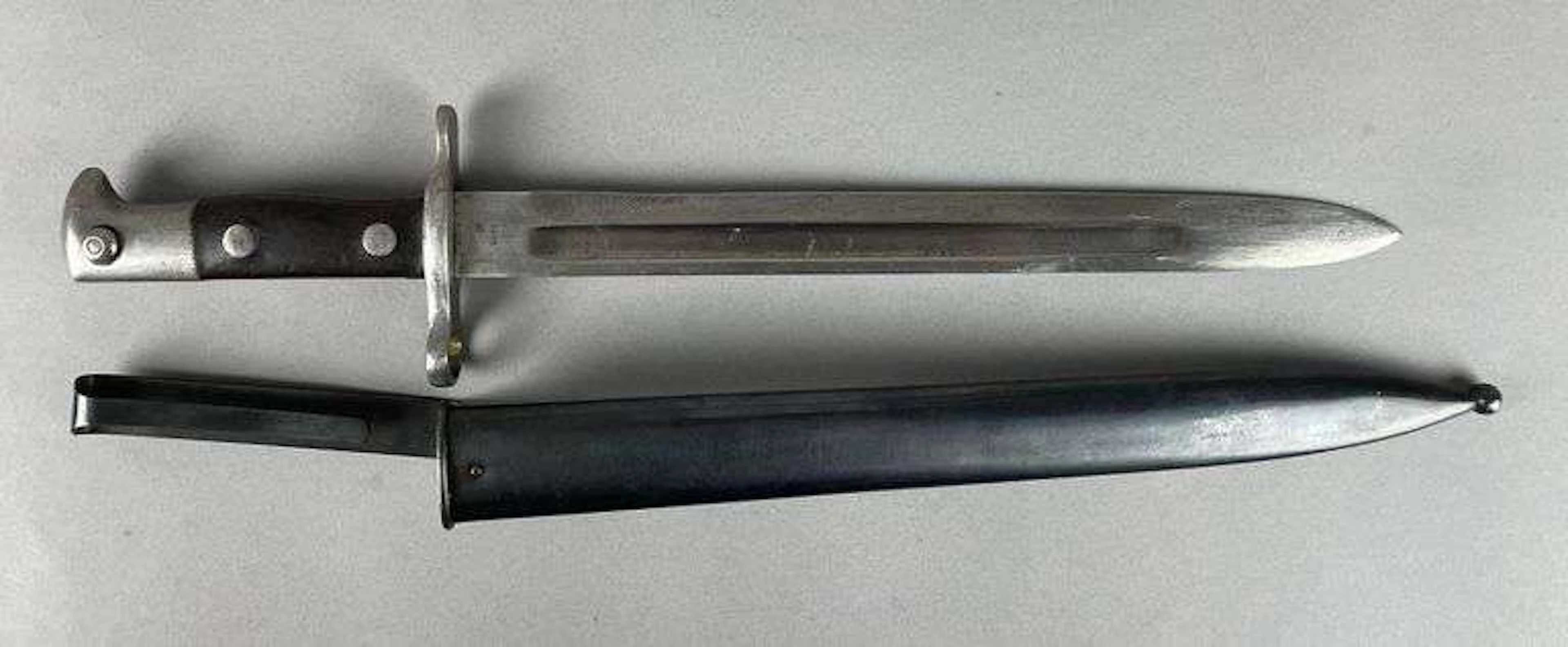 Spanish American War U.S. 1901 Kraft Bayonet with Scabbard