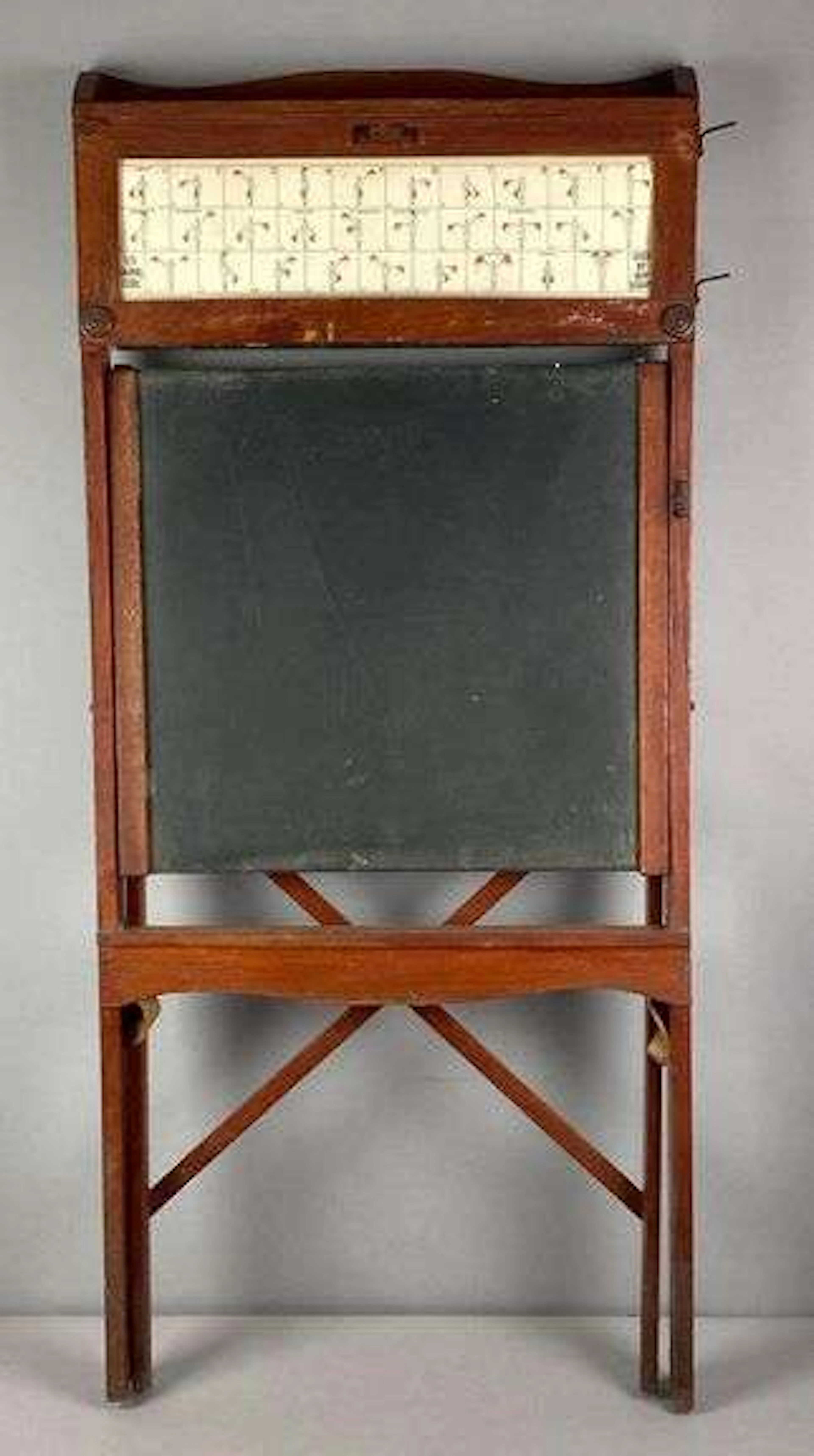 1939 Richmond Litho-Slate BSA US Signal Code Folding Black Board