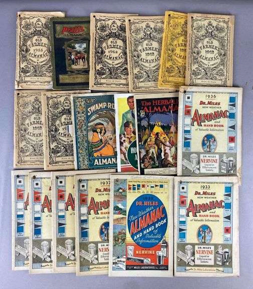 Group of 1930’s-1960’s Almanac Booklets