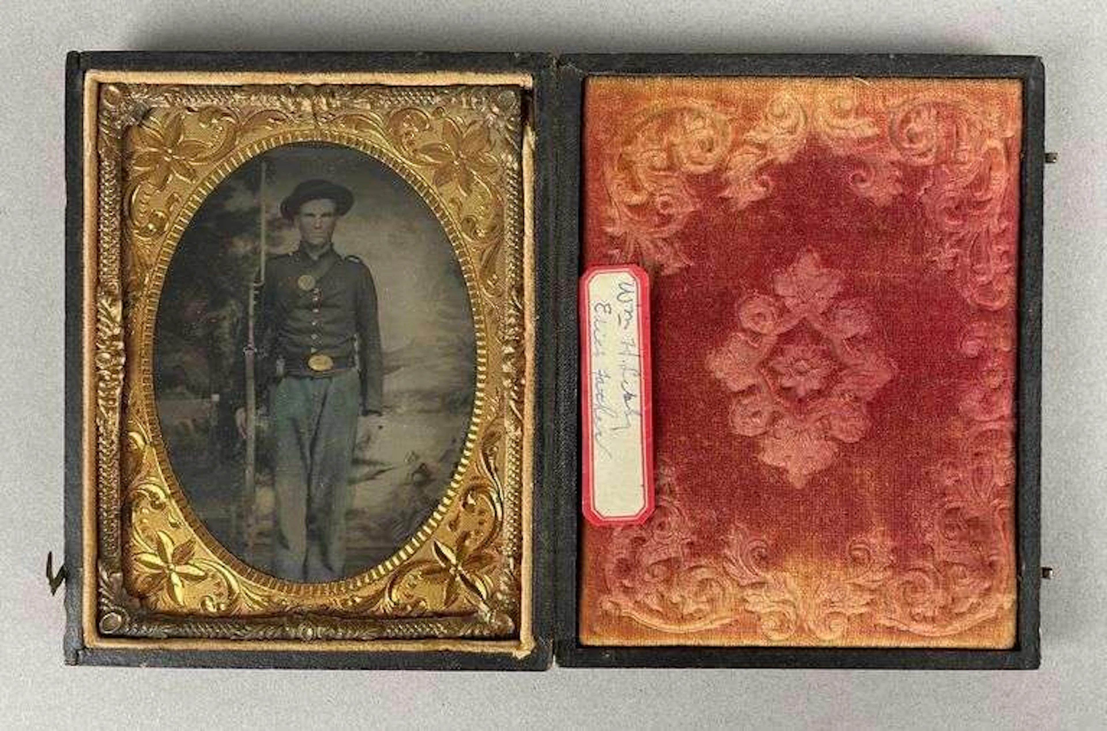 Identified Civil War Soldier Tin-Type Photo